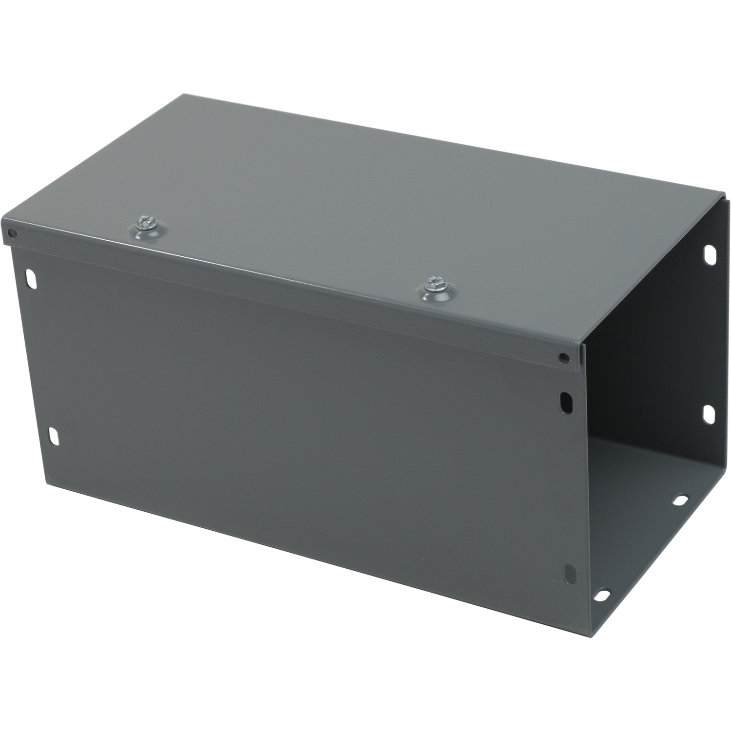 LDB61 Square-Duct Type LDB General Purpose Straight Length Wireway, 1 ft L x 6 in W x 6 in H, Hinged Cover, Steel
