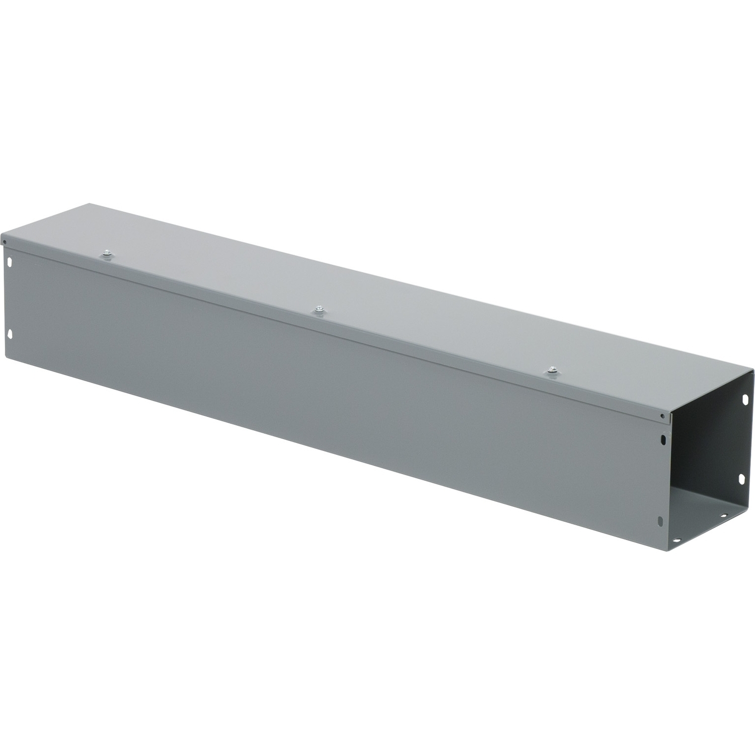 LDB63 Square-Duct Type LDB Straight Length Wireway, 3 ft L x 6 in W x 6 in H, Hinged Cover, Steel/Polyester