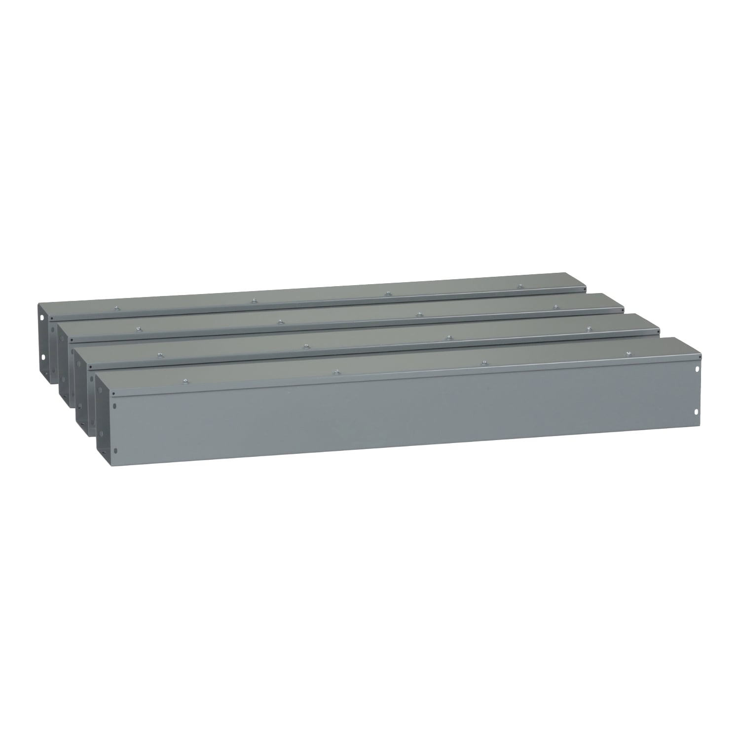 LDB64 Square-Duct Type LDB Straight Length Wireway, 4 ft L x 6 in W x 6 in H, Steel