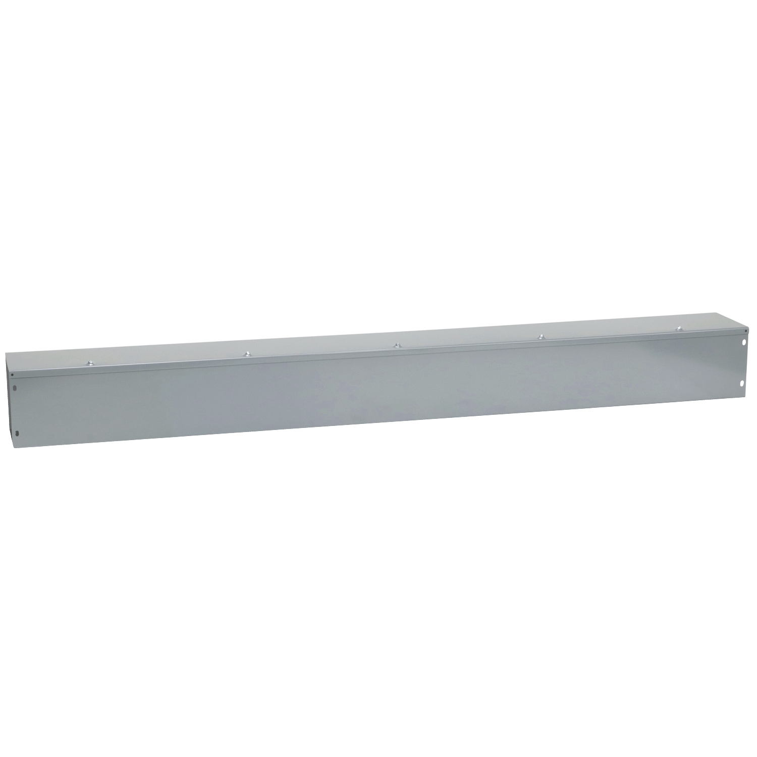LDB65 Square-Duct Type LDB Straight Length Wireway, 5 ft L x 6 in W x 6 in H, Hinged Cover, Steel