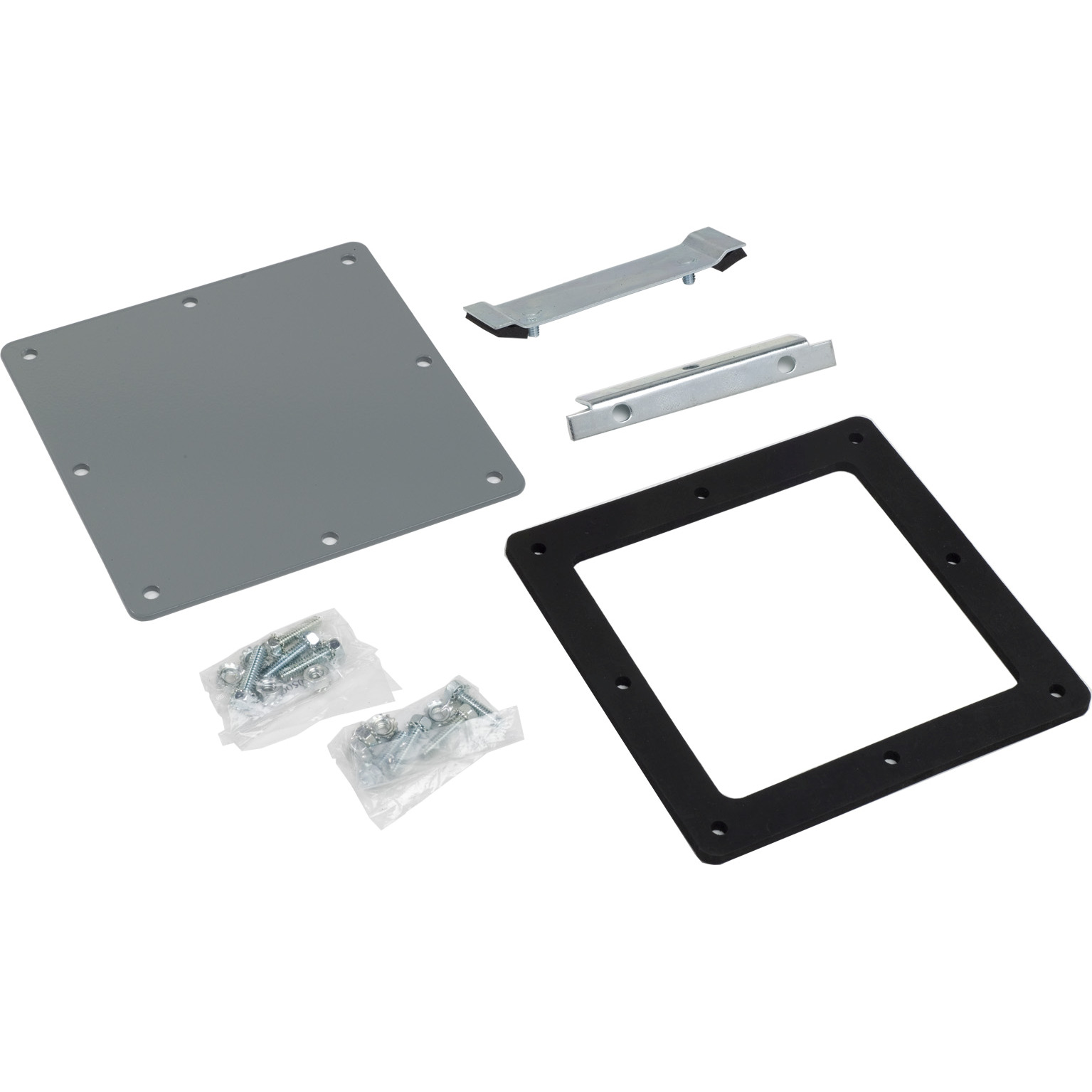 LJB6CP Closing Plate, For Use With Square-Duct Type LJB 6 x 6 in Oiltight Lay-In Wireway, 14 ga Steel