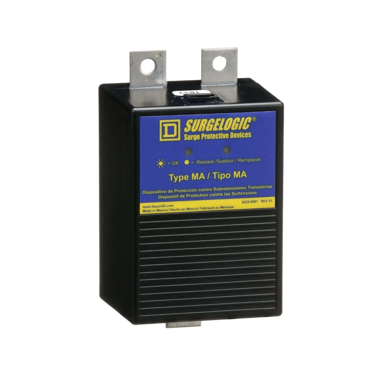 MA1IMA16 Surgelogic SPD Type 2 Surge Protection Module, 160 kA at 120/240 VAC, 200 kA SCCR, 1 Phase