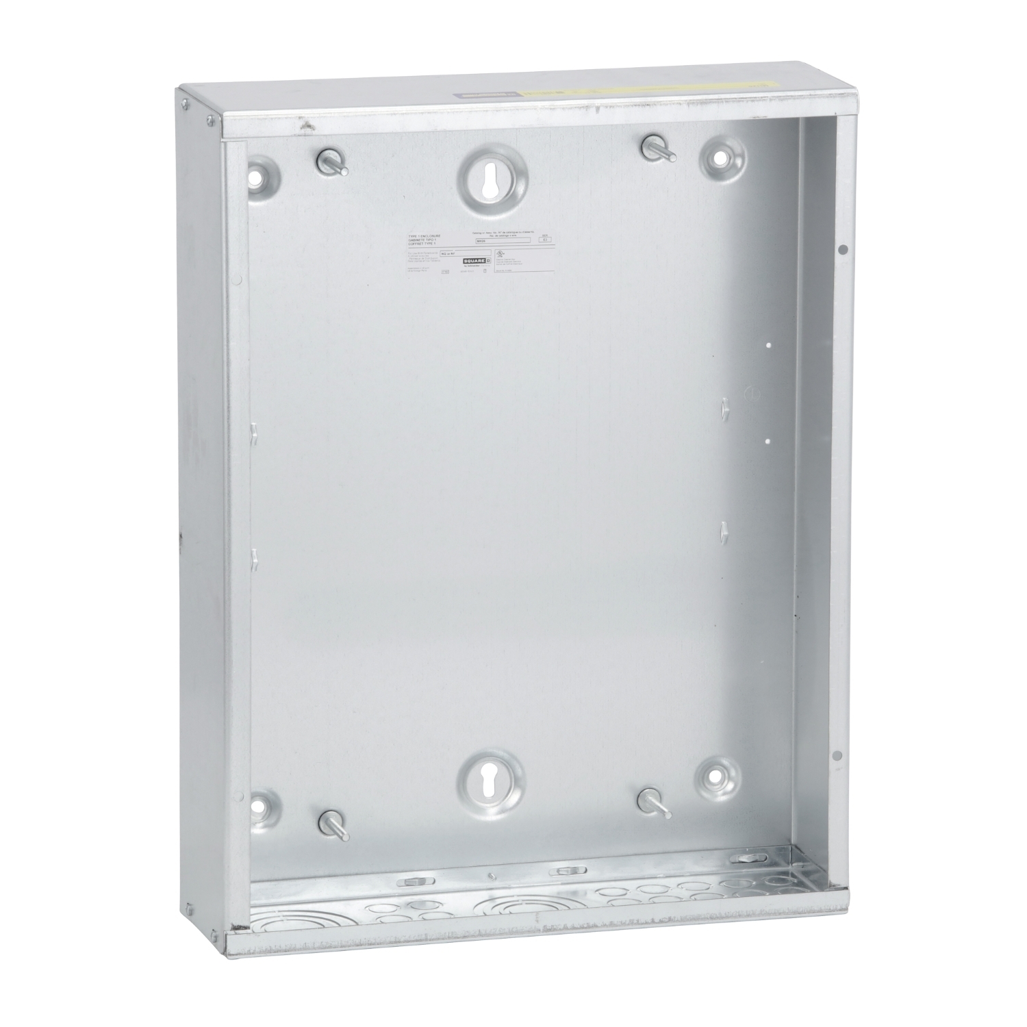 MH26 MH Series 1-ph 3-Wire NQ+NF Enclosure Box, NEMA 1 NEMA Rating, 26 in L x 20 in W x 5-3/4 in D, Steel