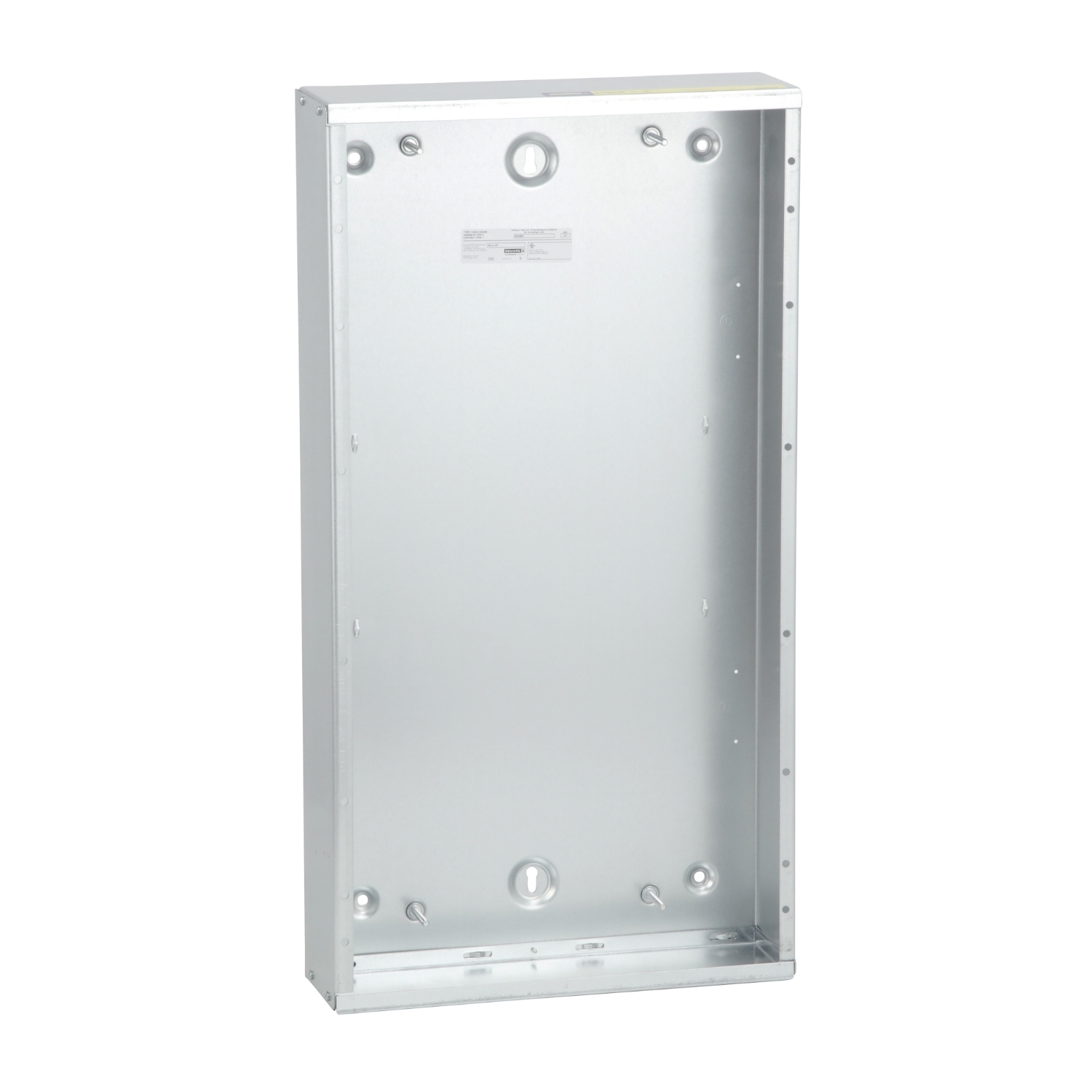 MH38BE MH Series Blank End Wall Panelboard Enclosure Box, NEMA 1 NEMA Rating, 38 in L x 20 in W x 5-3/4 in D, Steel