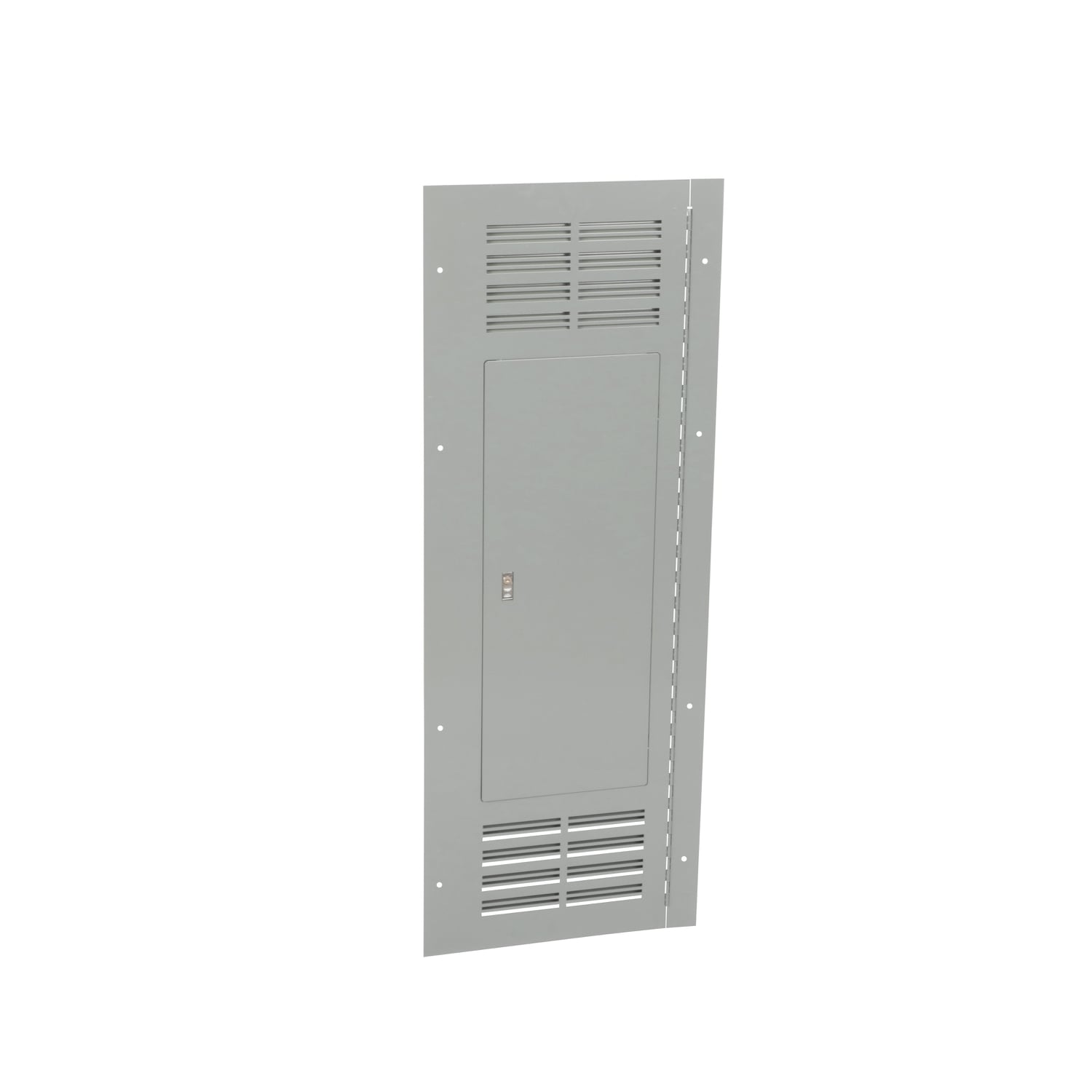 NC56VFHR Mono-Flat Hinged Ventilated Trim Front, 56 in L x 20 in W, For Use With NQ/NF Main Lug Panelboard, Steel, Flush Mount