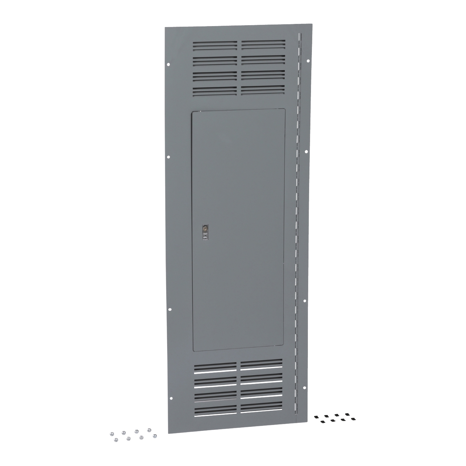 NC56VSHR Type 1 Hinged Ventilated Cover/Trim Kit, 56 in L x 20 in W, For Use With NQ, NF Main Lug Panelboard, Steel, Surface Mount