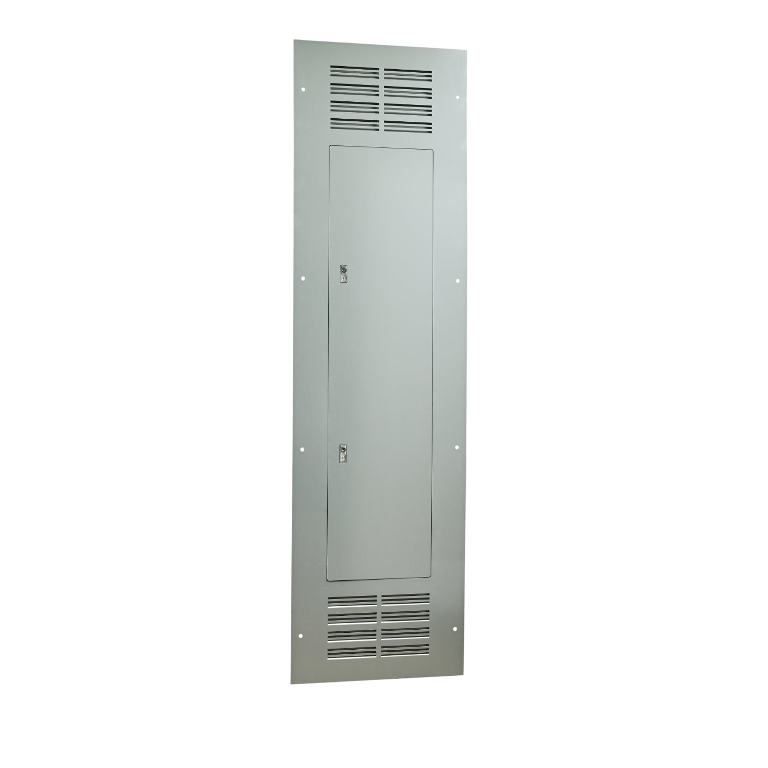 NC74VF Ventilated Trim Front, 74 in L x 20 in W, For Use With Mono Flat NQ/NF Circuit Breaker Panelboard, Steel, Flush Mount