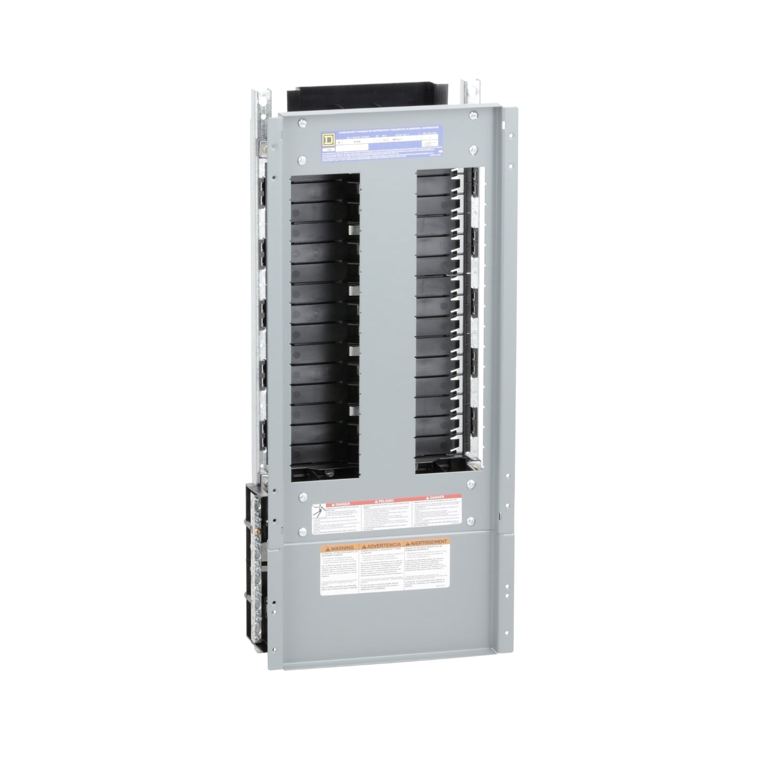 NF430L1 NF Series Bottom Panelboard Interior, 480Y/277 VAC, 600Y/347 VAC, 125 A, 30 Spaces, 100000 A Short Circuit