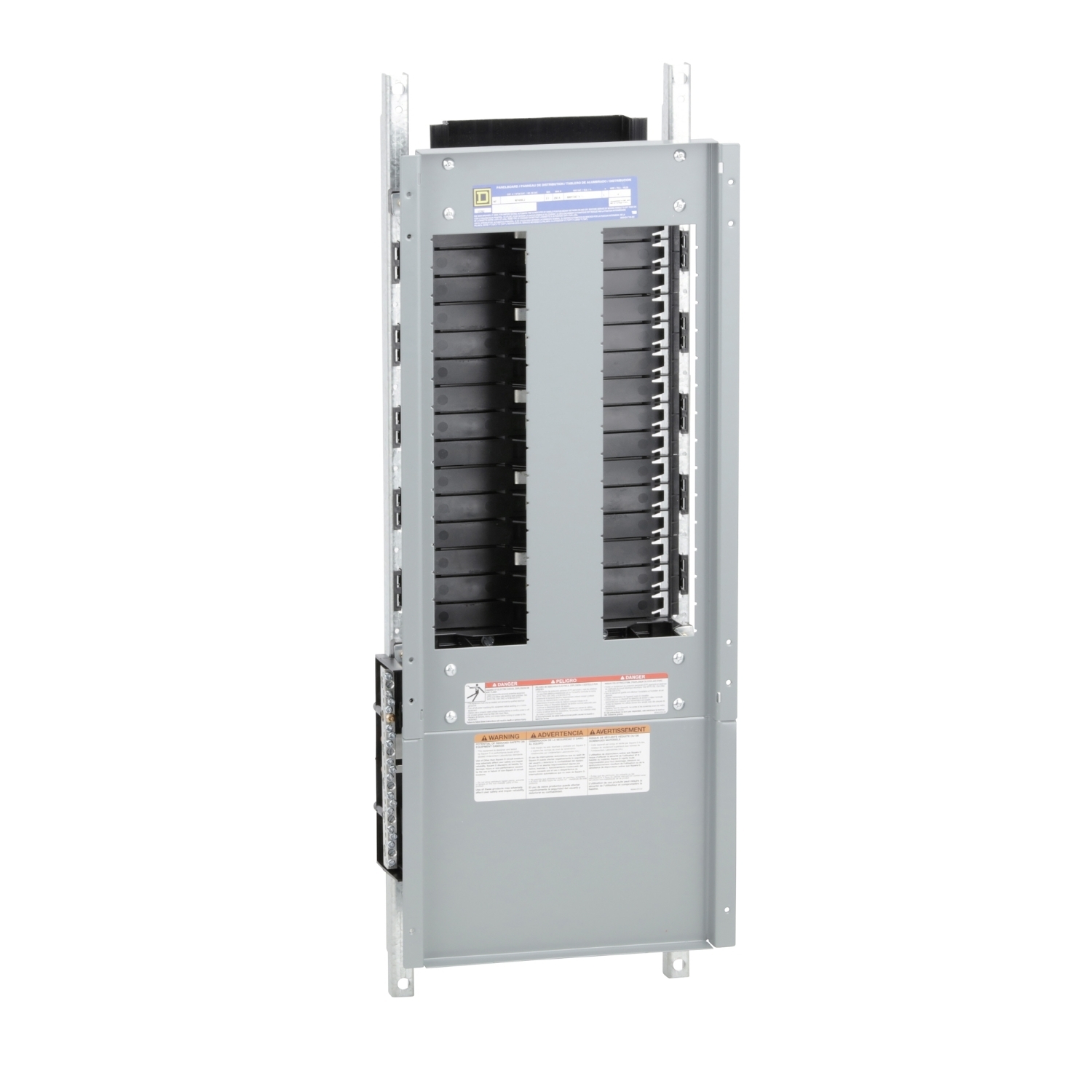 NF430L2 NF Series Main Lug Panelboard Interior, 480Y/277 V AC, 250 A, 30 Spaces, 100000 A Short Circuit