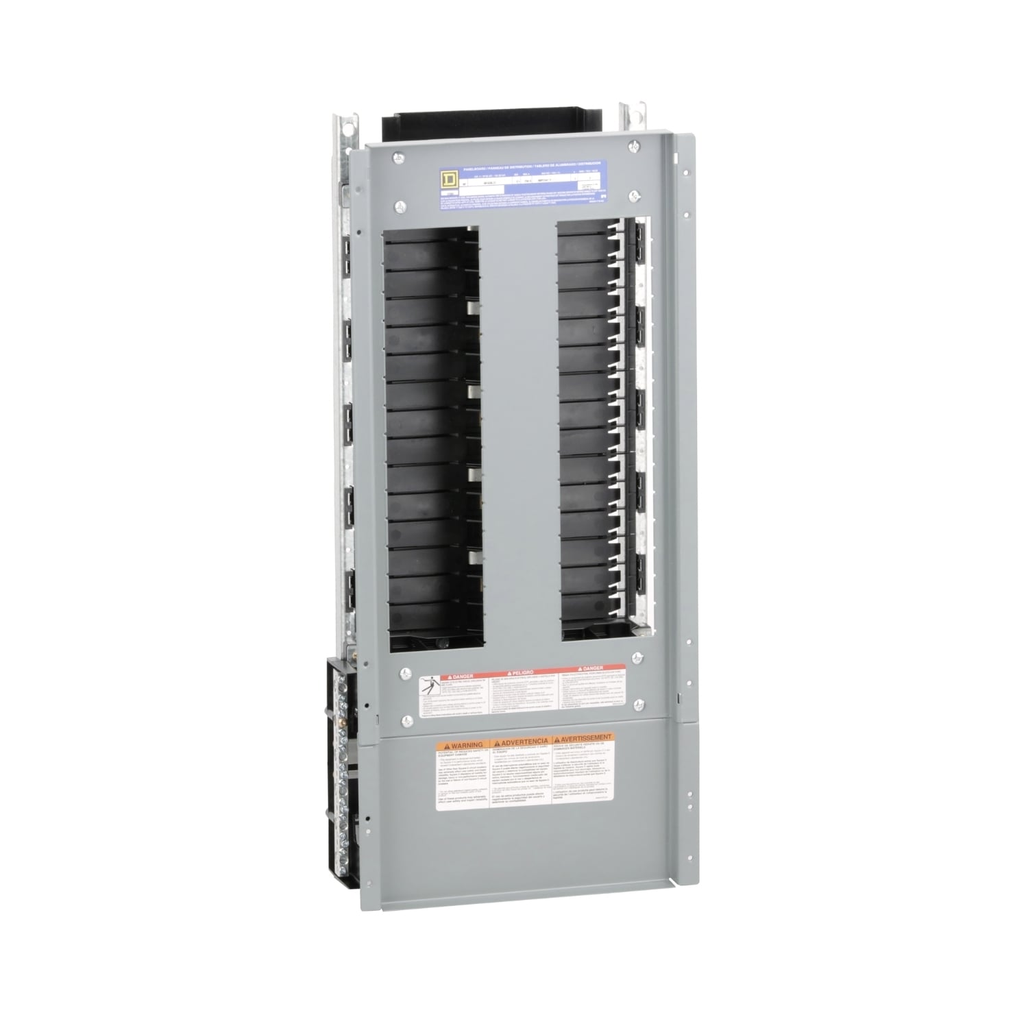 NF430L2C NF Series Bottom Panelboard Interior, 480Y/277 VAC, 600Y/347 VAC, 250 A, 30 Spaces, 100 kA Short Circuit