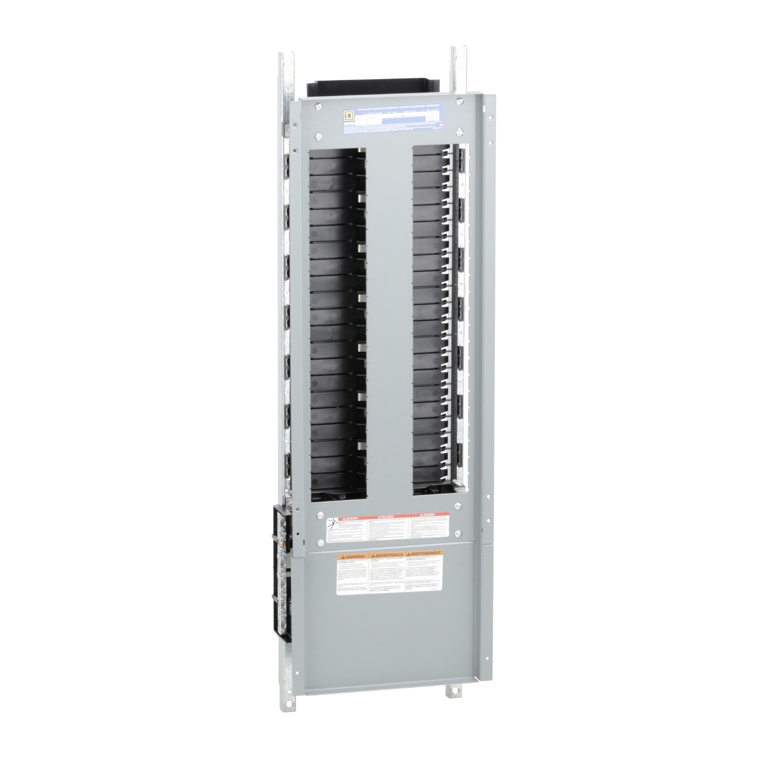 NF442L2 NF Series Bottom Panelboard Interior, 480Y/277 VAC, 600Y/347 VAC, 250 A, 42 Spaces, 100000 A Short Circuit