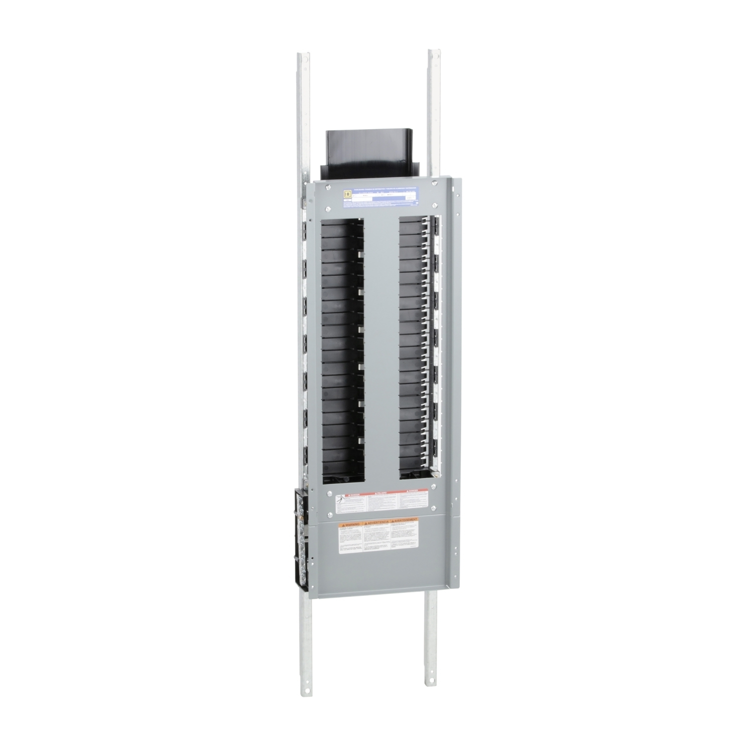 NF442L4 NF Series 3-Phase Bottom Panelboard Interior, 480Y/277 VAC, 600Y/347 VAC, 400 A, 42 Spaces, 100 kA SCCR