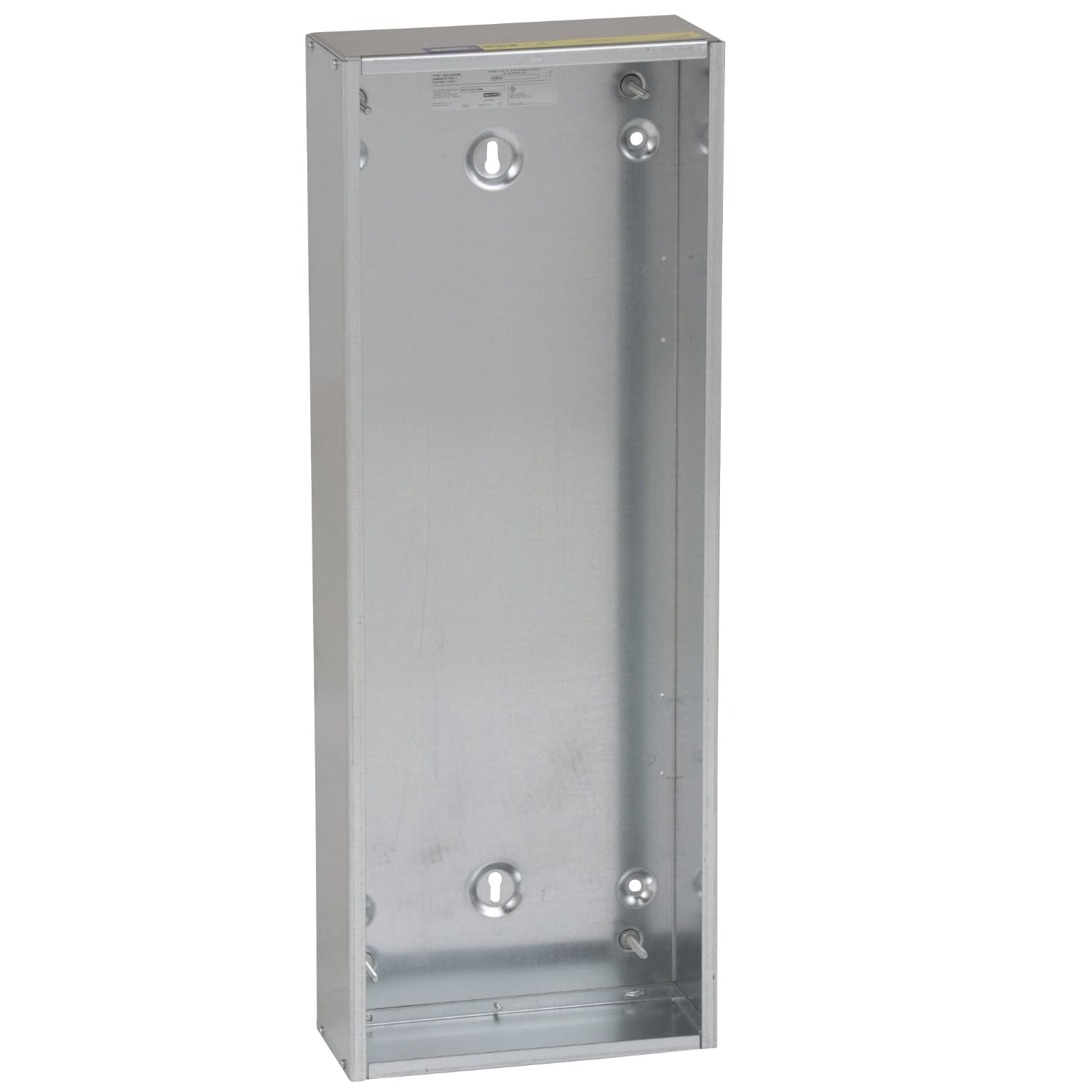 NQB538 Panelboard Enclosure, NEMA 1 NEMA Rating, 38 in L x 14 in W x 5-3/4 in D, Steel
