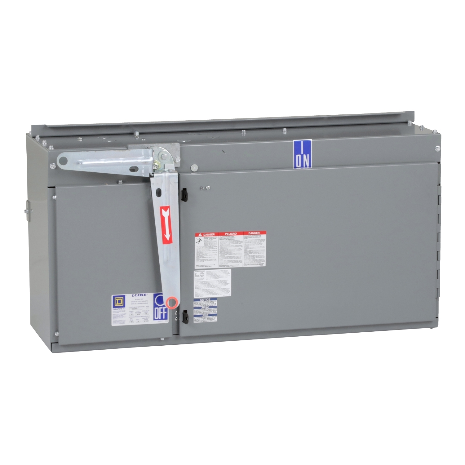 PBQ3660G I-Line 3-Pole Type PBQ Class H Busway Fusible Plug-In Unit, 600 V AC, 600 A, 3 Wires, FS Frame, NEMA 1 Enclosure