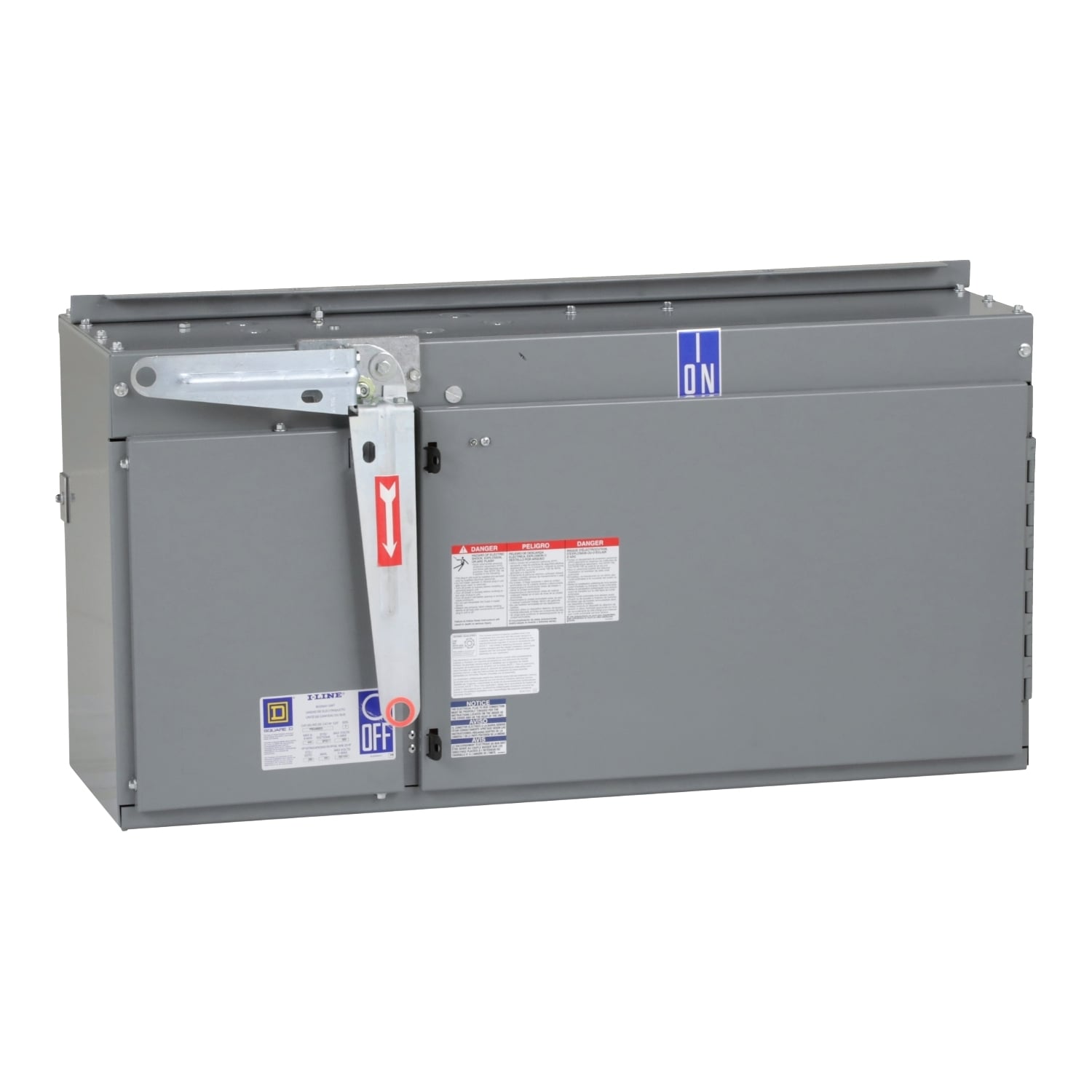 PBQ4660G I-Line 4-Pole Type PBQ Class H Fusible Busway Plug-In Unit, 347 to 600 V AC, 600 A, 4 Wires, NEMA 1 Enclosure