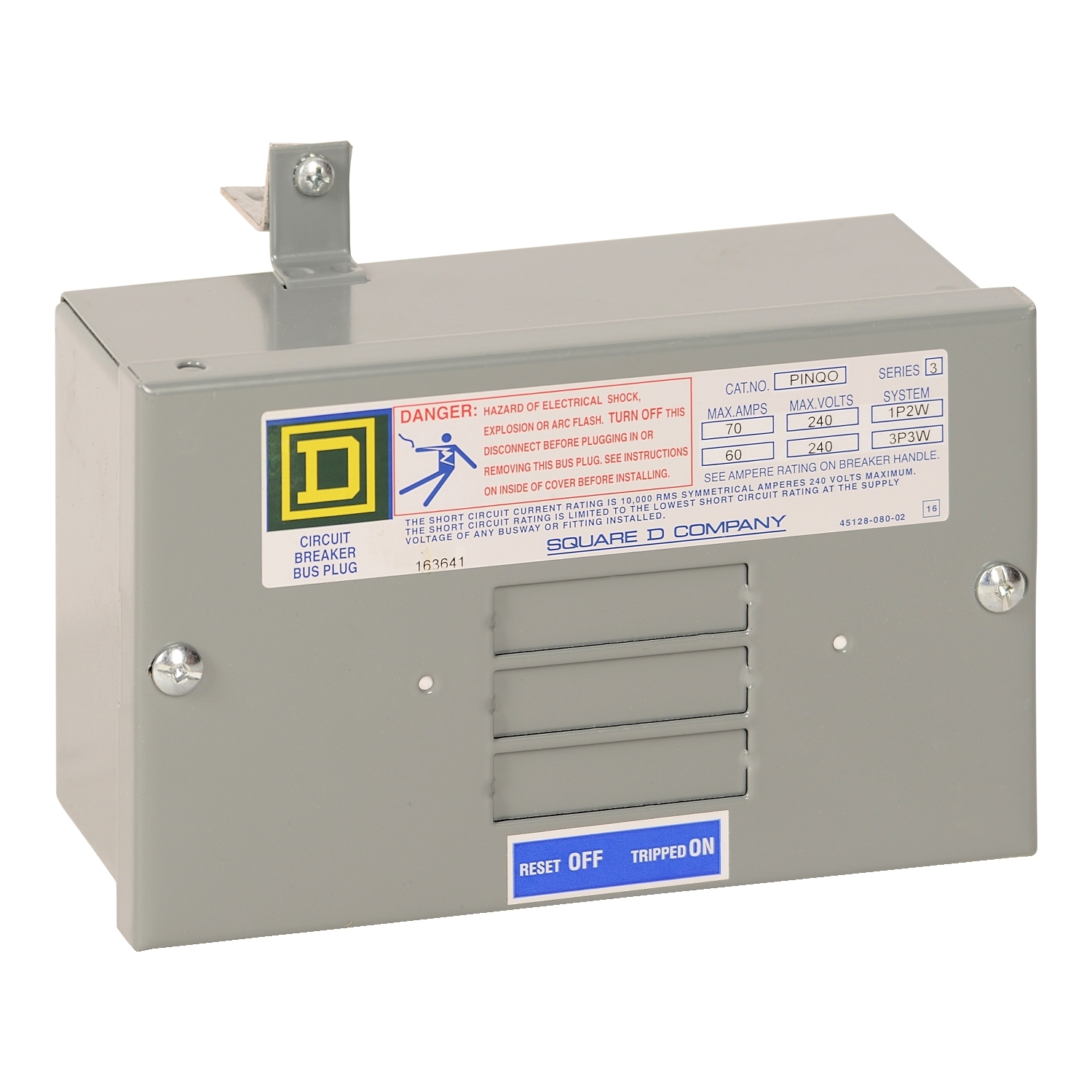 PINQO I-Line Plug-In Unit, 240 V AC, 70 A, 3/4 Wires