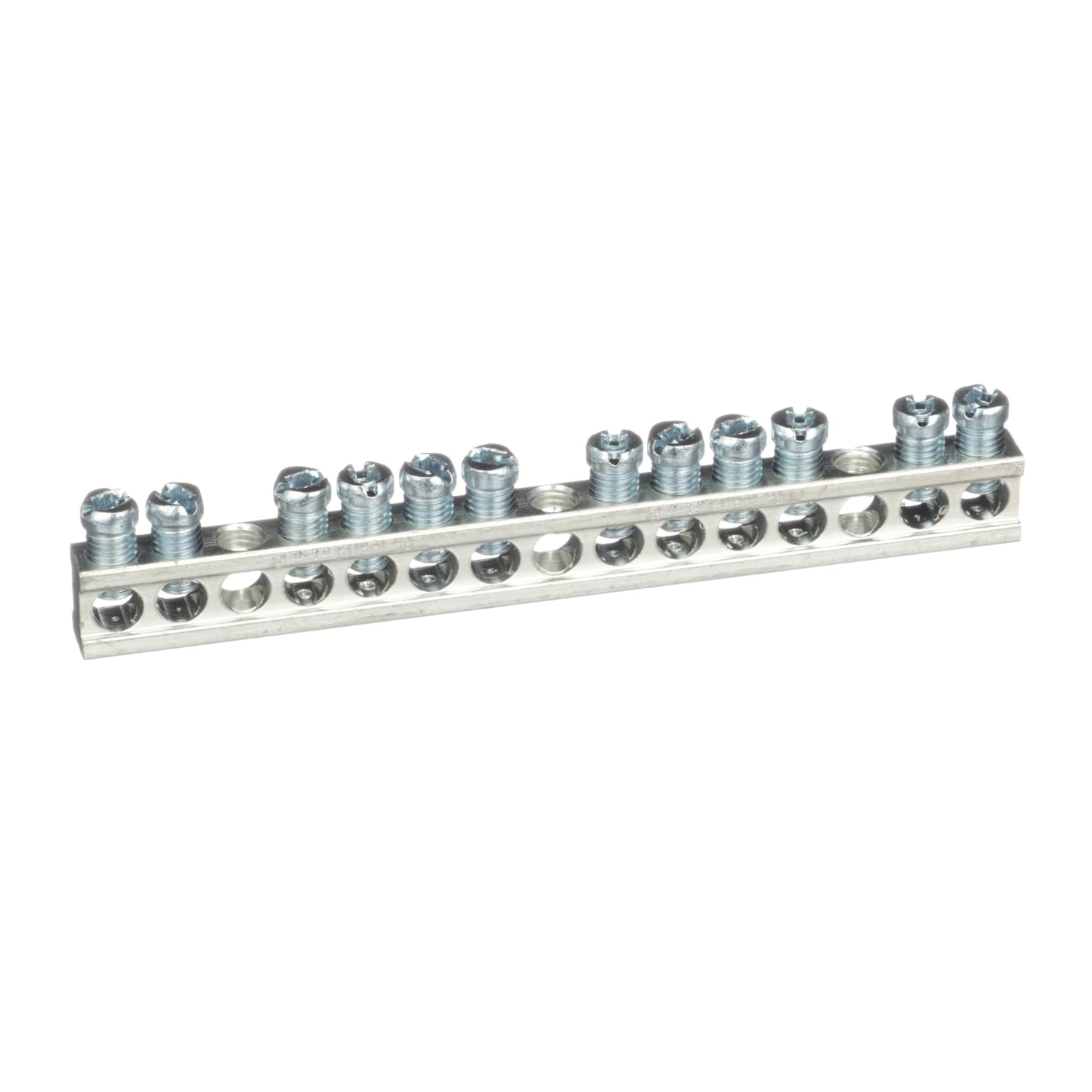 PK12GTA Equipment Ground Bar Assembly, 4.7 in L, 14 to 4 AWG, 12 Terminals, For Use With QO Load Center and Type PK Circuit Breaker