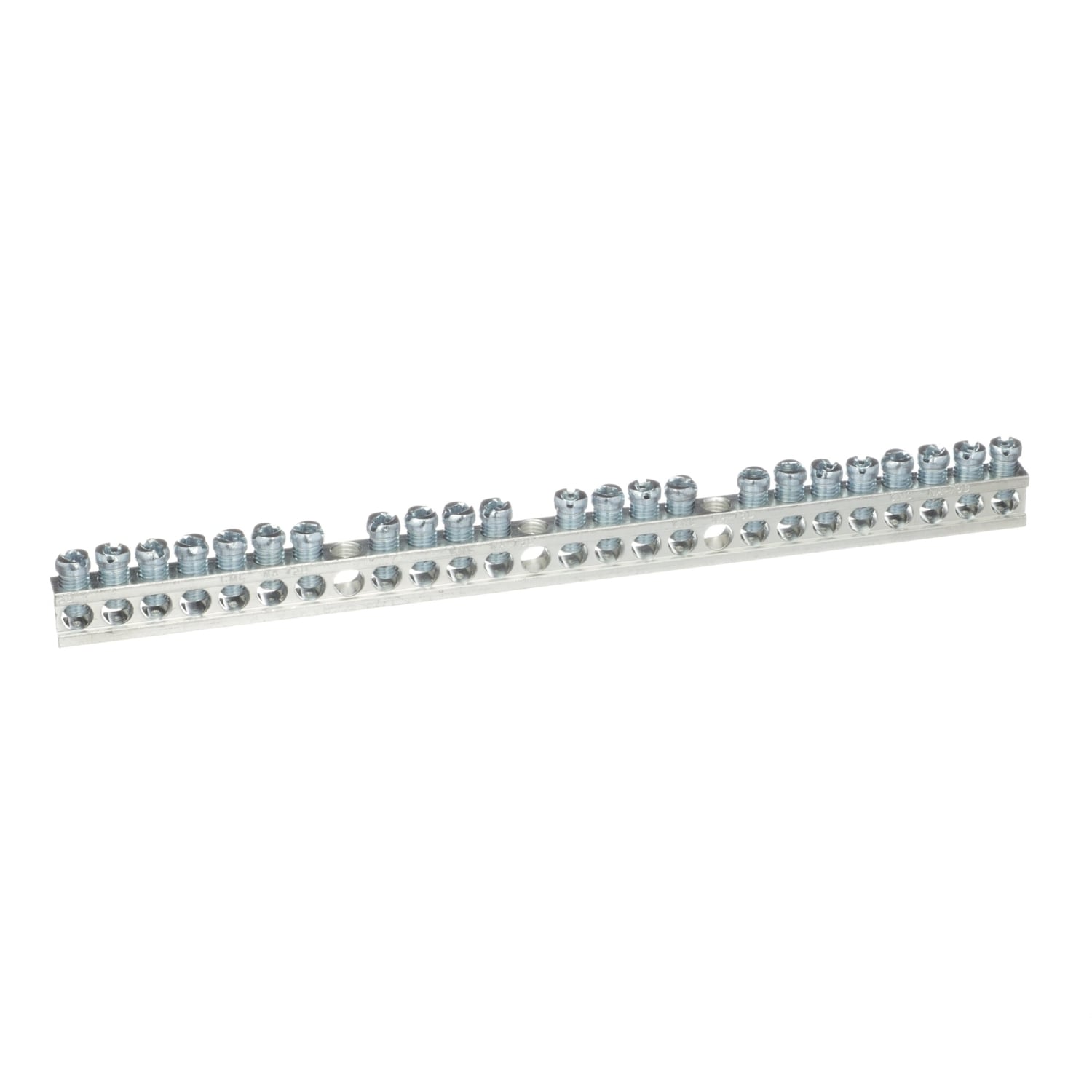 PK23GTA Equipment Ground Bar Assembly, 8.11 in L, 14 to 4 AWG, 23 Terminals, For Use With QO Load Center and Type PK Circuit Breaker