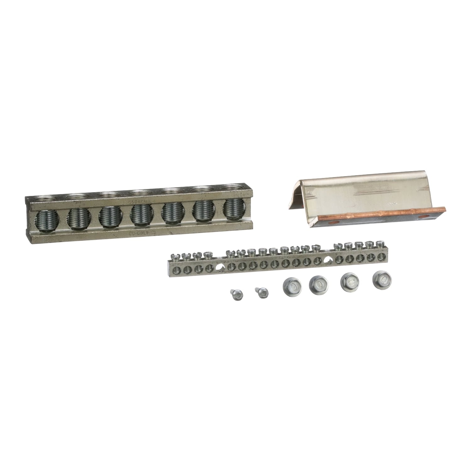 PK32DGTACU Ground Bar Kit, For Use With I-Line HCM, HCP, HCR-U Series Panelboard, 4 AWG to 250 kcmil, 12 to 4 AWG Al/Cu, Panel Mount, Aluminum/Copper