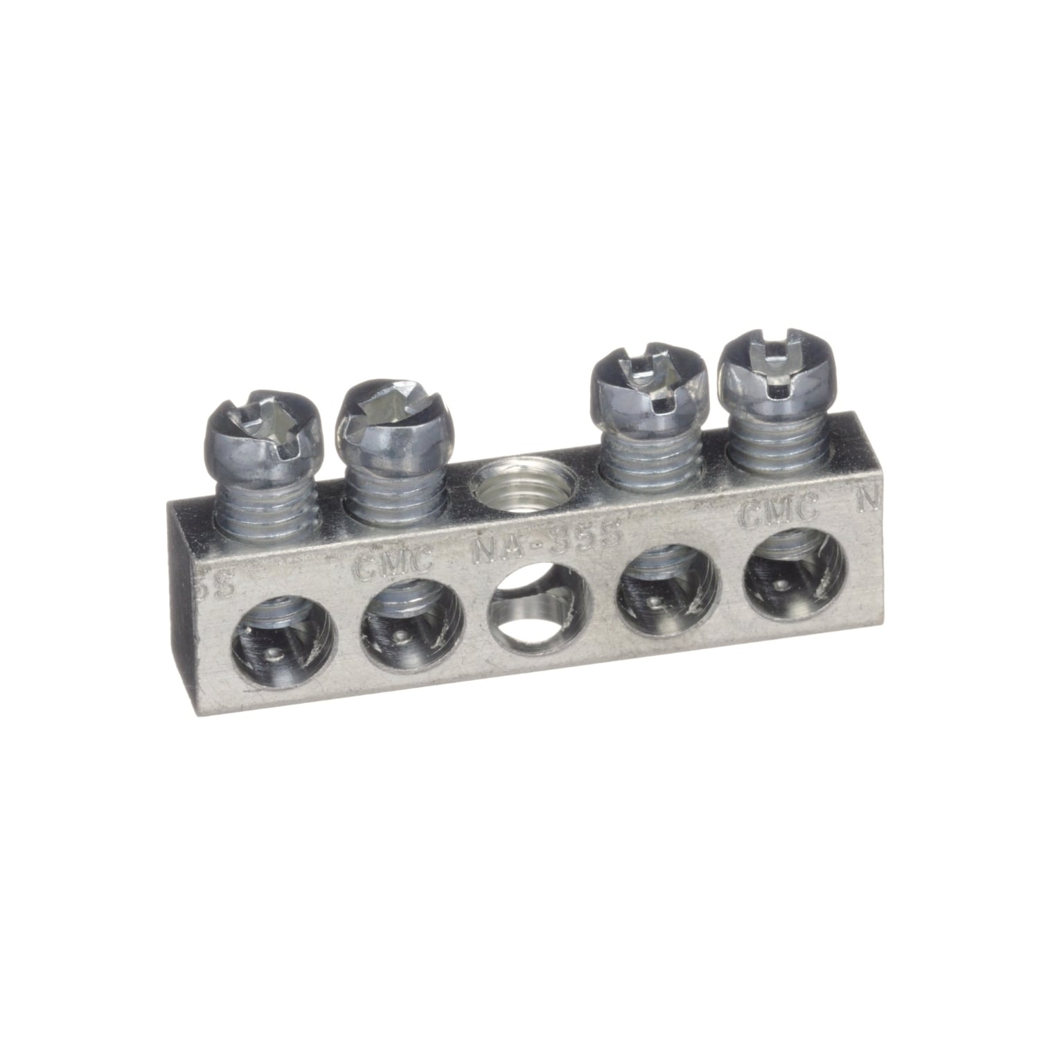 PK4GTA Equipment Ground Bar Assembly, 1.63 in L, 14 to 4 AWG, 4 Terminals, For Use With QO Load Center and Type PK Circuit Breaker
