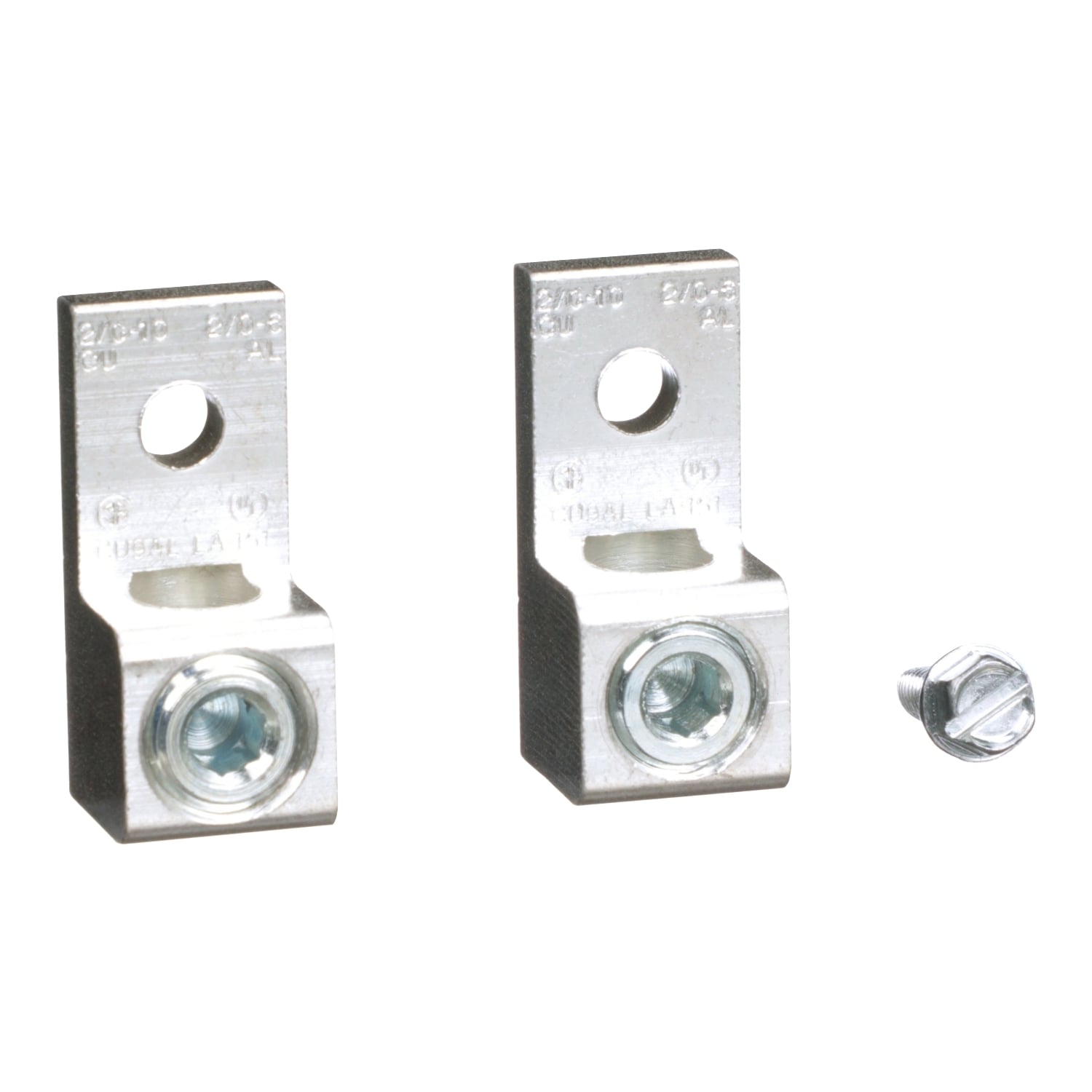 PKOGTA2 Heavy Duty Ground Lug Kit, For Use With General Duty Safety Switch and Safety Switch Grounding Bar, 240/600 V AC, 400/600 A, (2) 2/0 AWG Aluminum/Copper