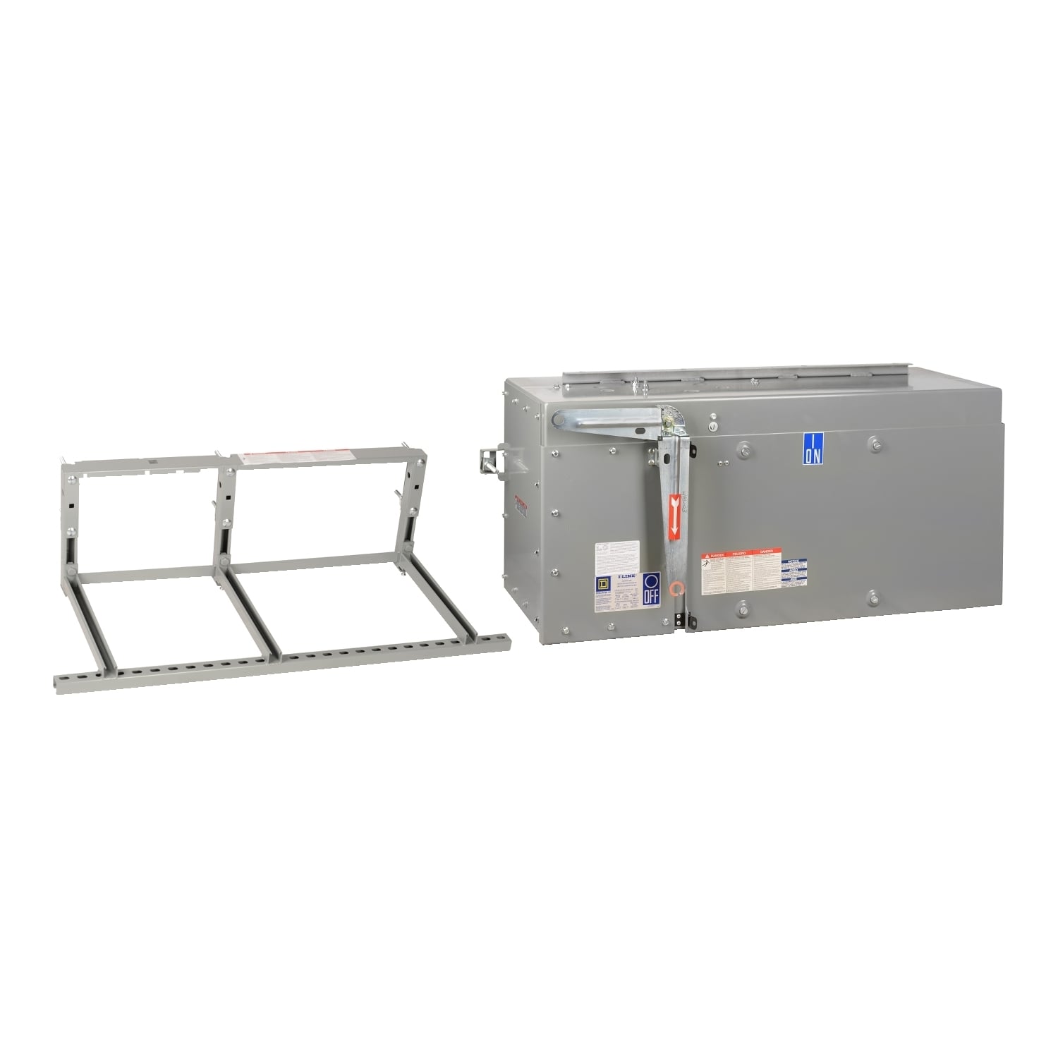 PTQ36100GH I-Line 3-Pole Type PTQ Class H Bolt-On Connection Horizontal Mount Fusible Busway Plug-In Unit, 600 V AC, 1000 A, 3 Wires