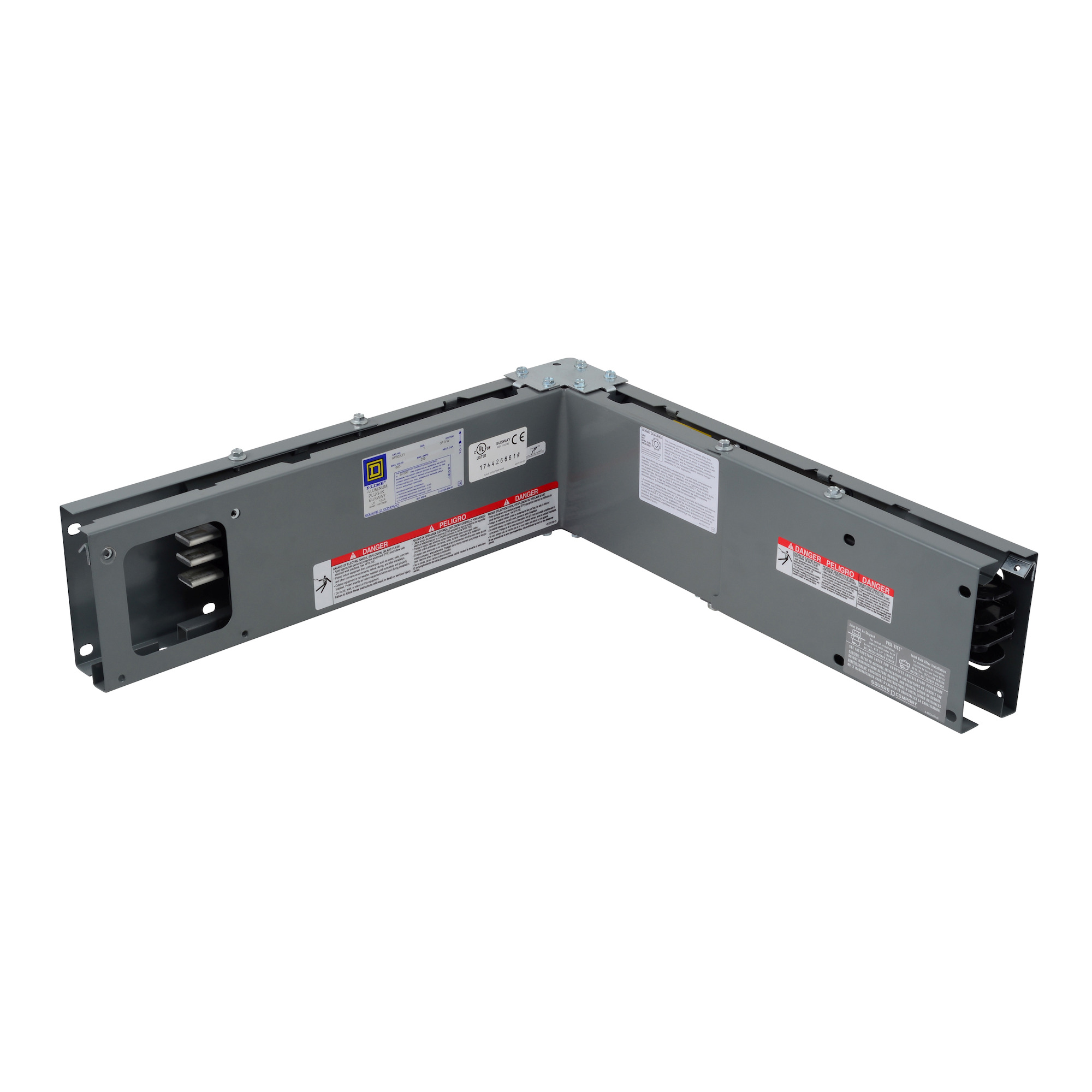 PTT43WG 3-Phase 3-Wire Inside Plug-In Tee, 600 A, 3 Poles, For Use With I-Line 600 V AC Busway, Aluminum