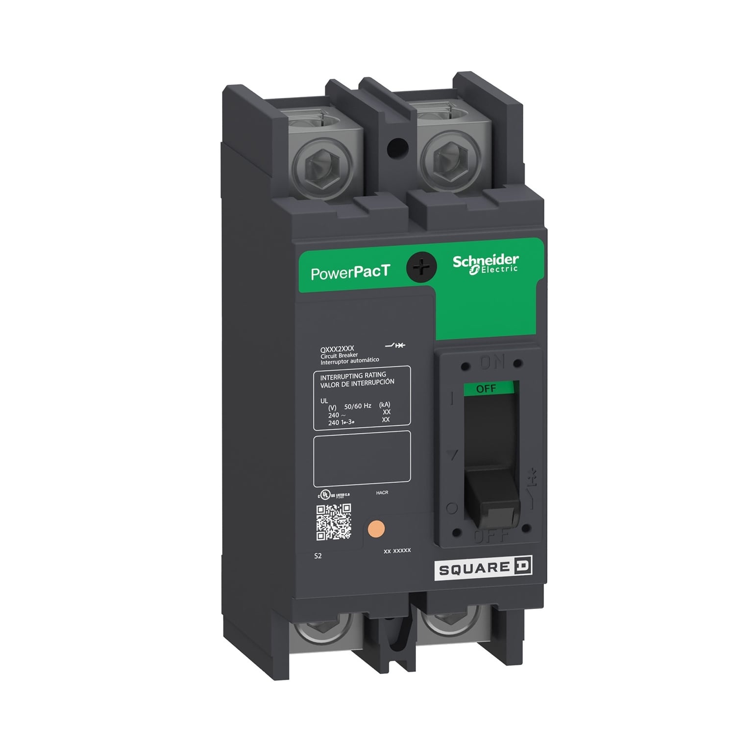 QBL22200 Molded Case Circuit Breaker, 200 Amp, 2 Pole, 240V