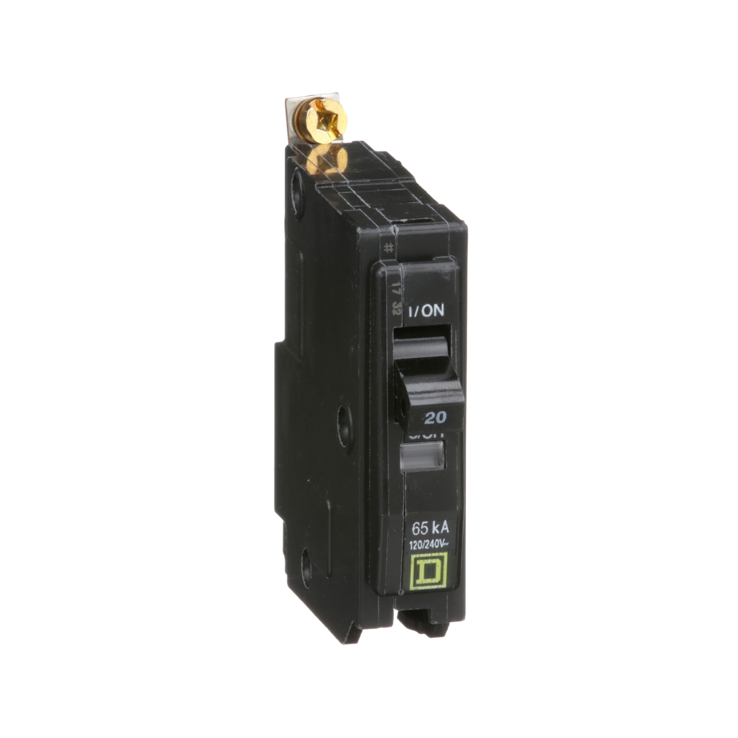 QHB120 Miniature Circuit Breaker, 20 Amp, 1 Pole, 120/240V