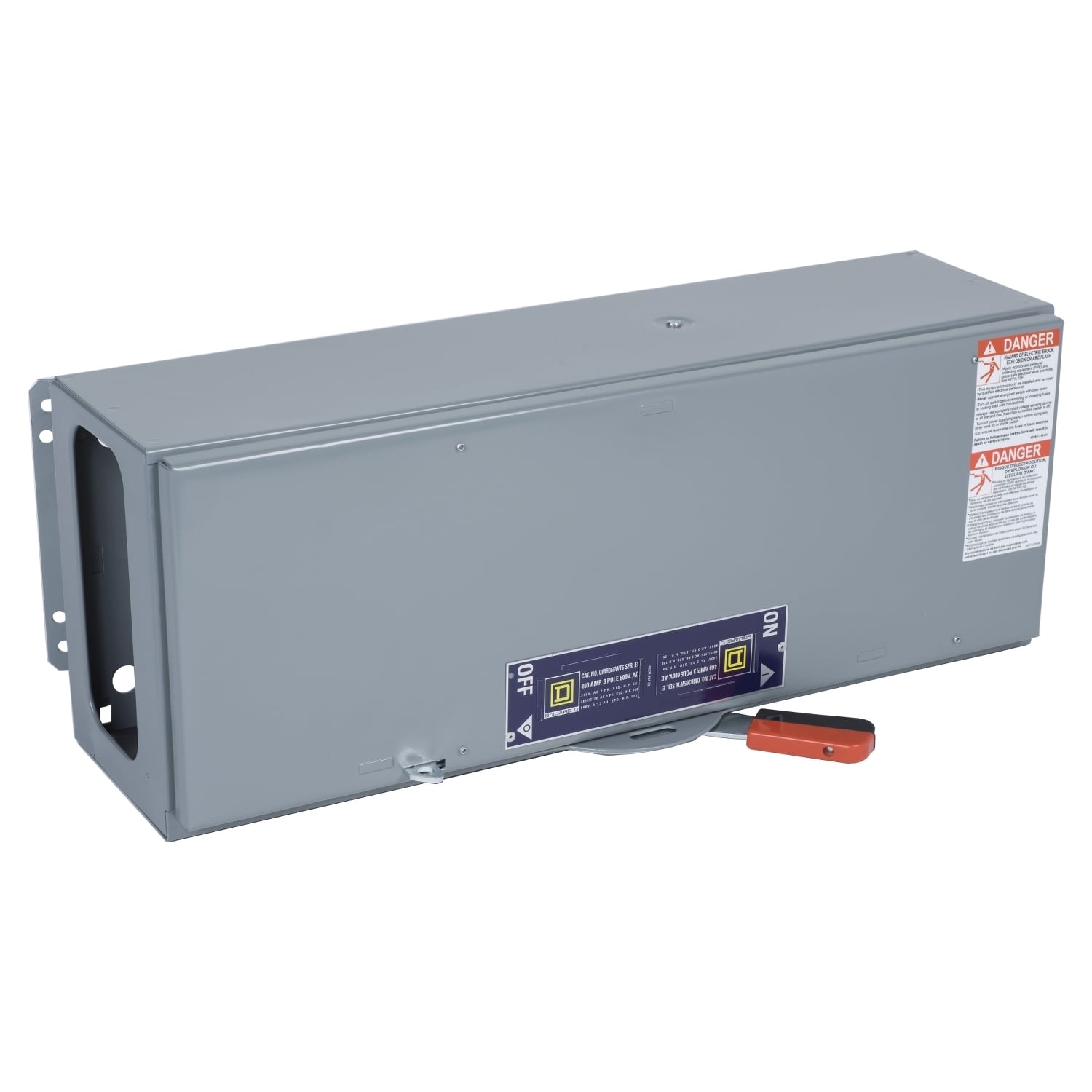 QMB327WT3 Fusible Single Branch Switch Unit, 240 VAC, 800 A, 75 hp Power Rating, 3 Poles, 200 kA Interrupt