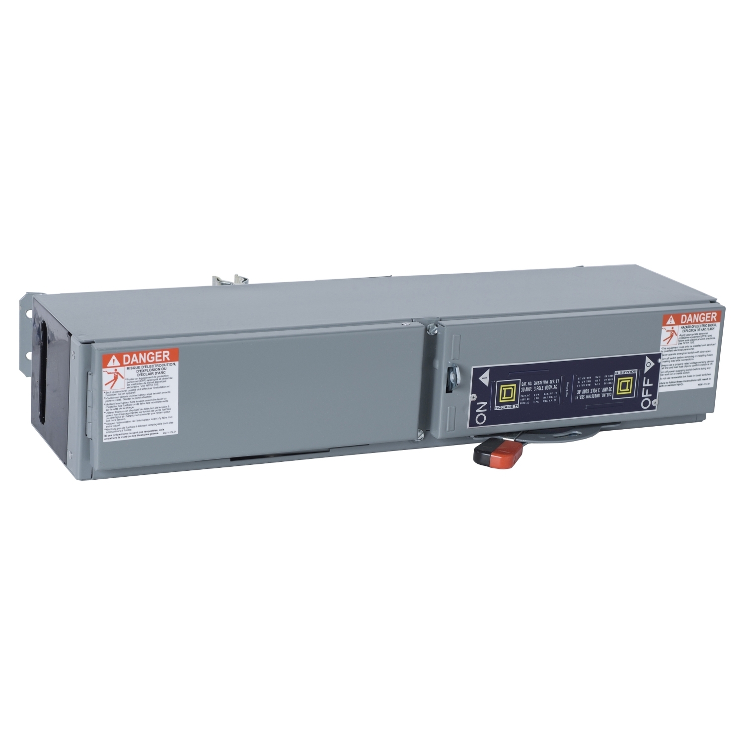 QMB361HW Fusible Single Branch Switch Unit, 600 VAC, 30 A, 20 hp Power Rating, 3 Poles, 200 kA Interrupt