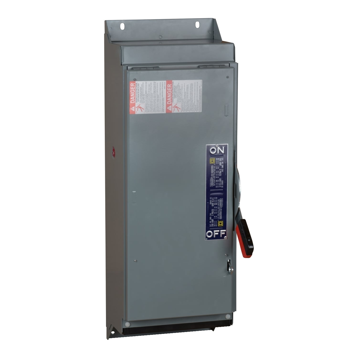 QMB364W Fusible Panelboard Disconnect Switch, 600 VAC, 200 A, 60 hp, 3 Poles