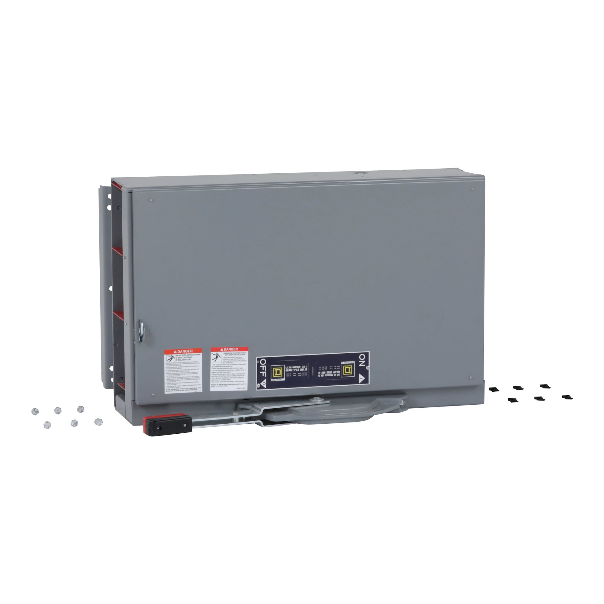 QMB365W Fusible Single Branch Switch Unit, 600 VAC, 400 A, 350 hp Power Rating, 3 Poles, 200 kA Interrupt