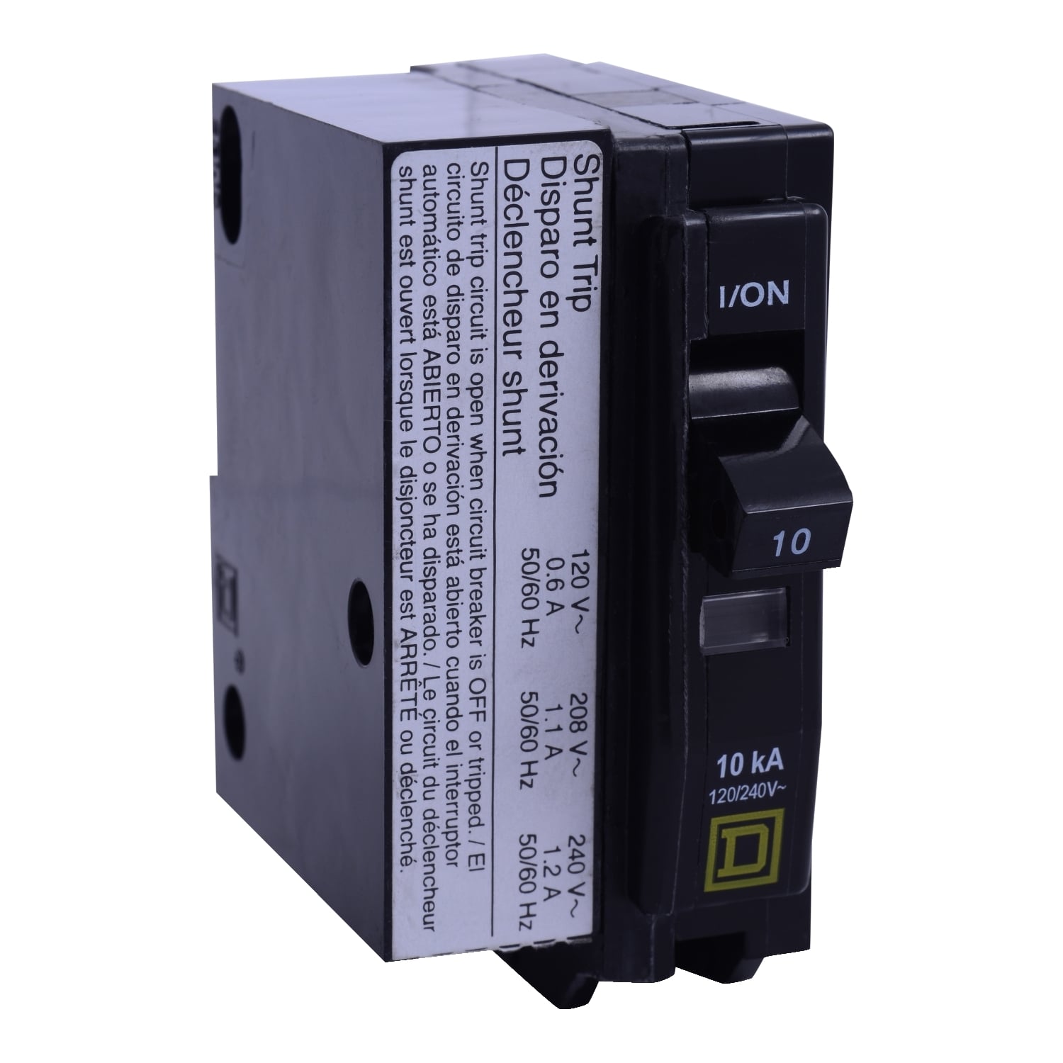 QO120VH1021  Circuit Breaker, 20 Amp, 1 Pole, 120/240V
