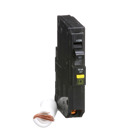 Mini circuit breaker, QO, 30A, 1 pole, 120VAC, 10kA, 6mA grd fault A, pigtail, plug in mount