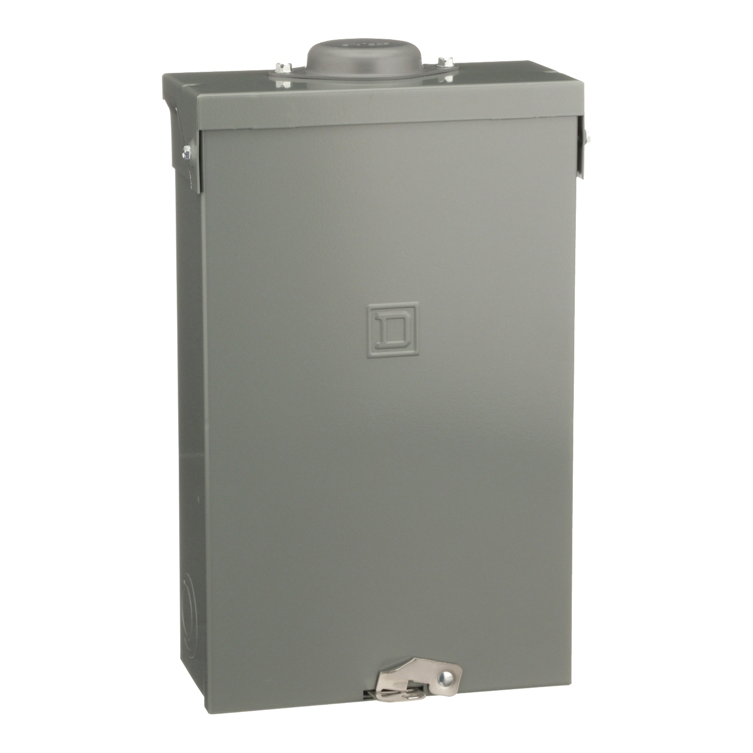 QO148L125GRB 1-Phase Fixed Rainproof Main Lug Load Center With Rainproof Cover, 120/240 V AC, 125 A, 1 Poles, 10 kA Interrupt