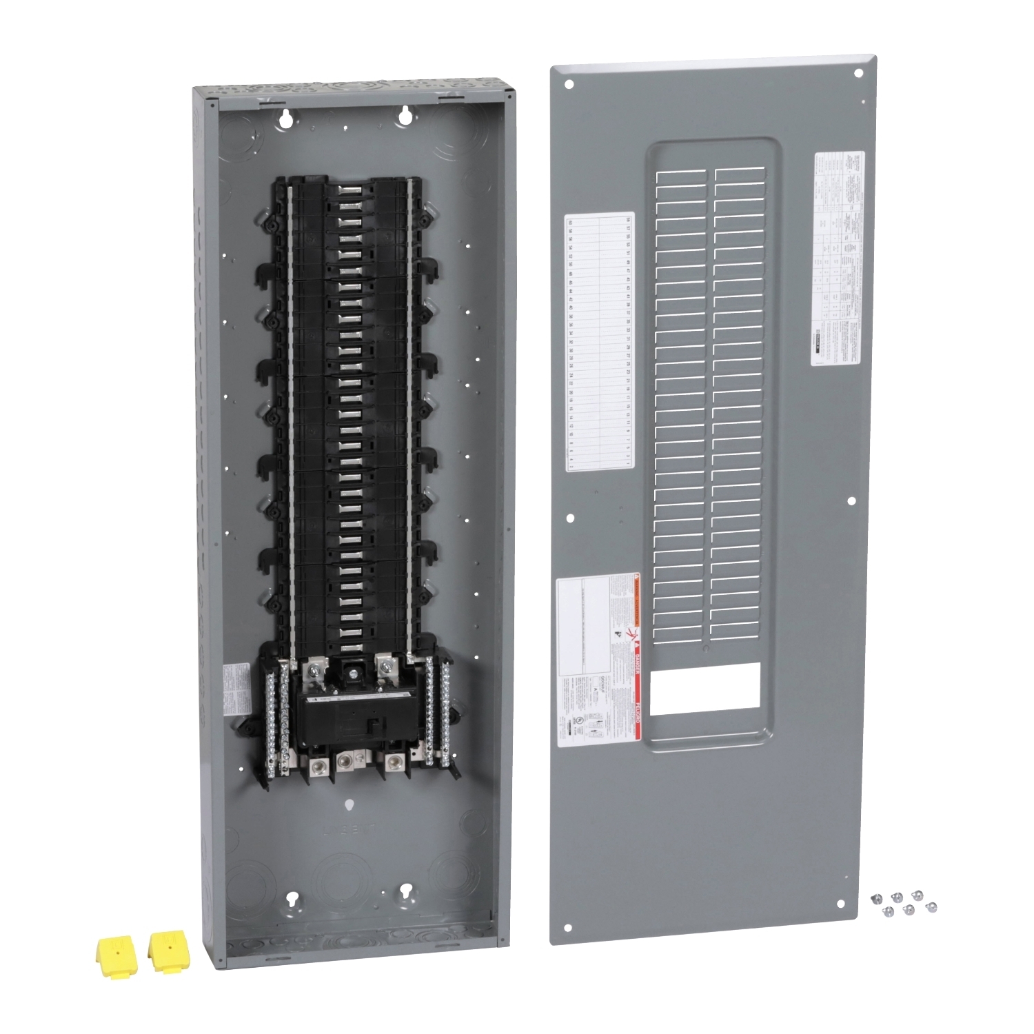 QO160M200PC 1-Phase Convertible Neutral Main Breaker Load Center With Combination Flush/Surface Cover, 120/240 V AC, 200 A, 1 Poles, 22 kA Interrupt