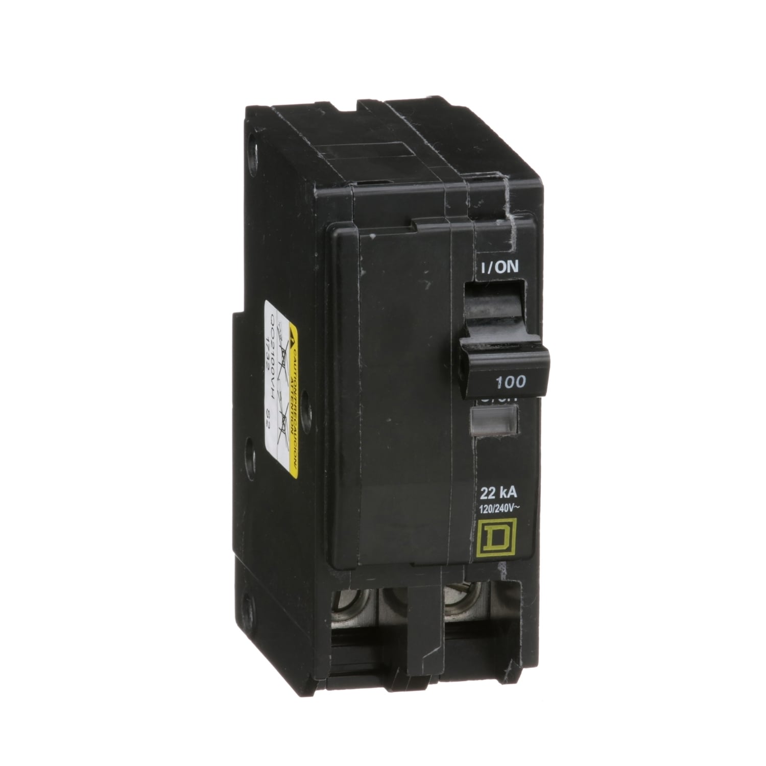 QO2100VH Miniature Circuit Breaker, 100 Amp, 2 Pole, 120/240V