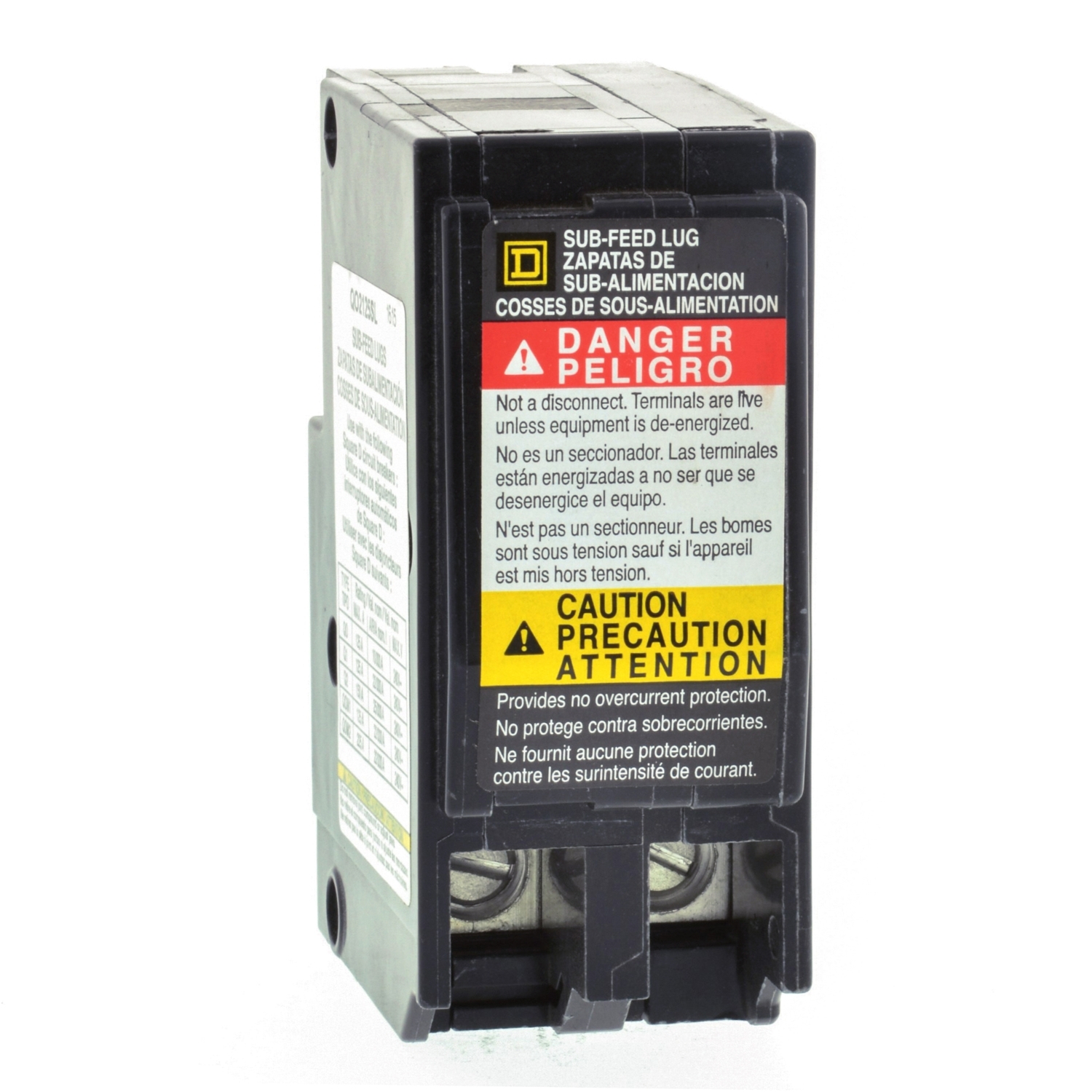 QO2125SL Miniature Circuit Breaker, 125 Amp, 2 Pole, 240V