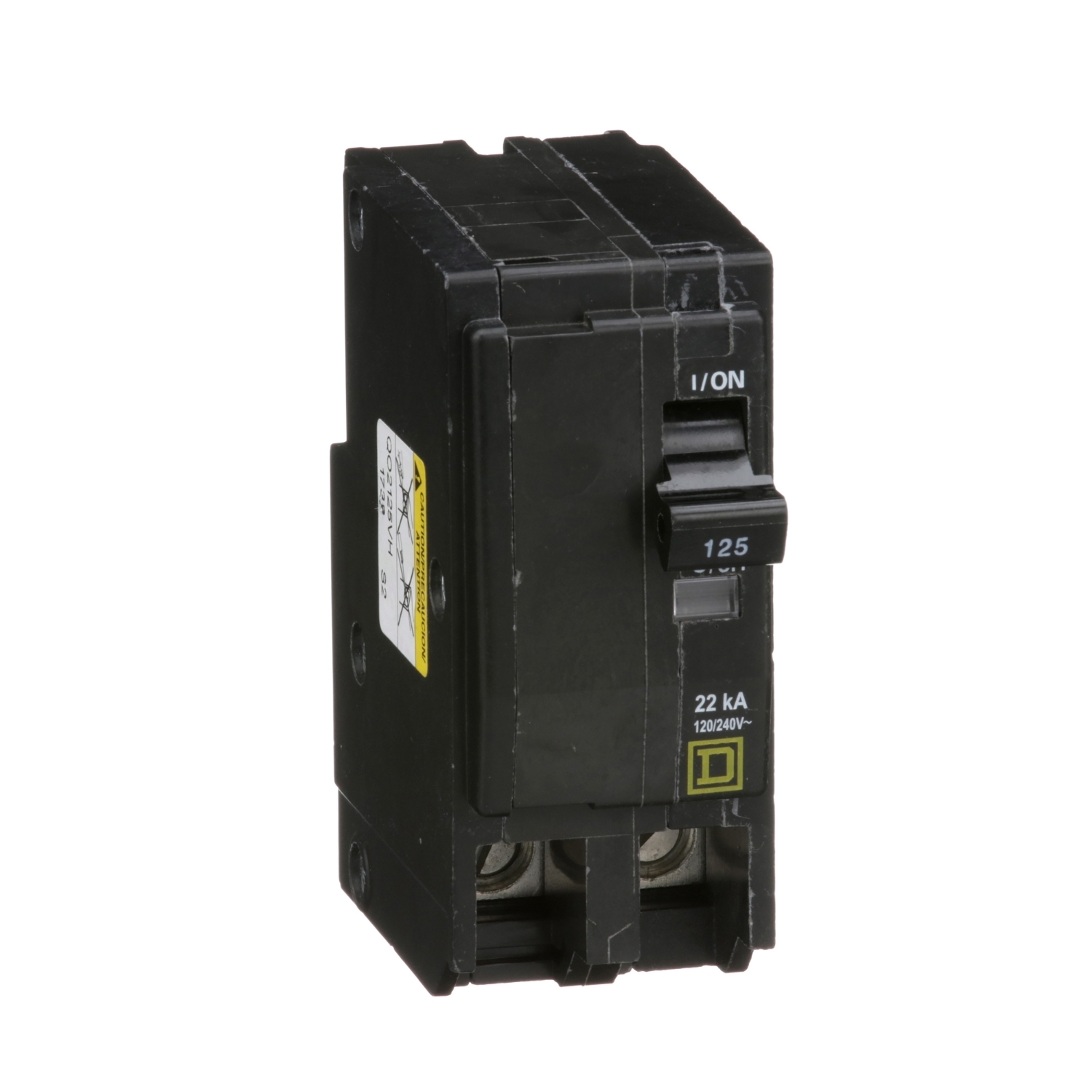 QO2125VH Miniature Circuit Breaker, 125 Amp, 2 Pole, 120/240V