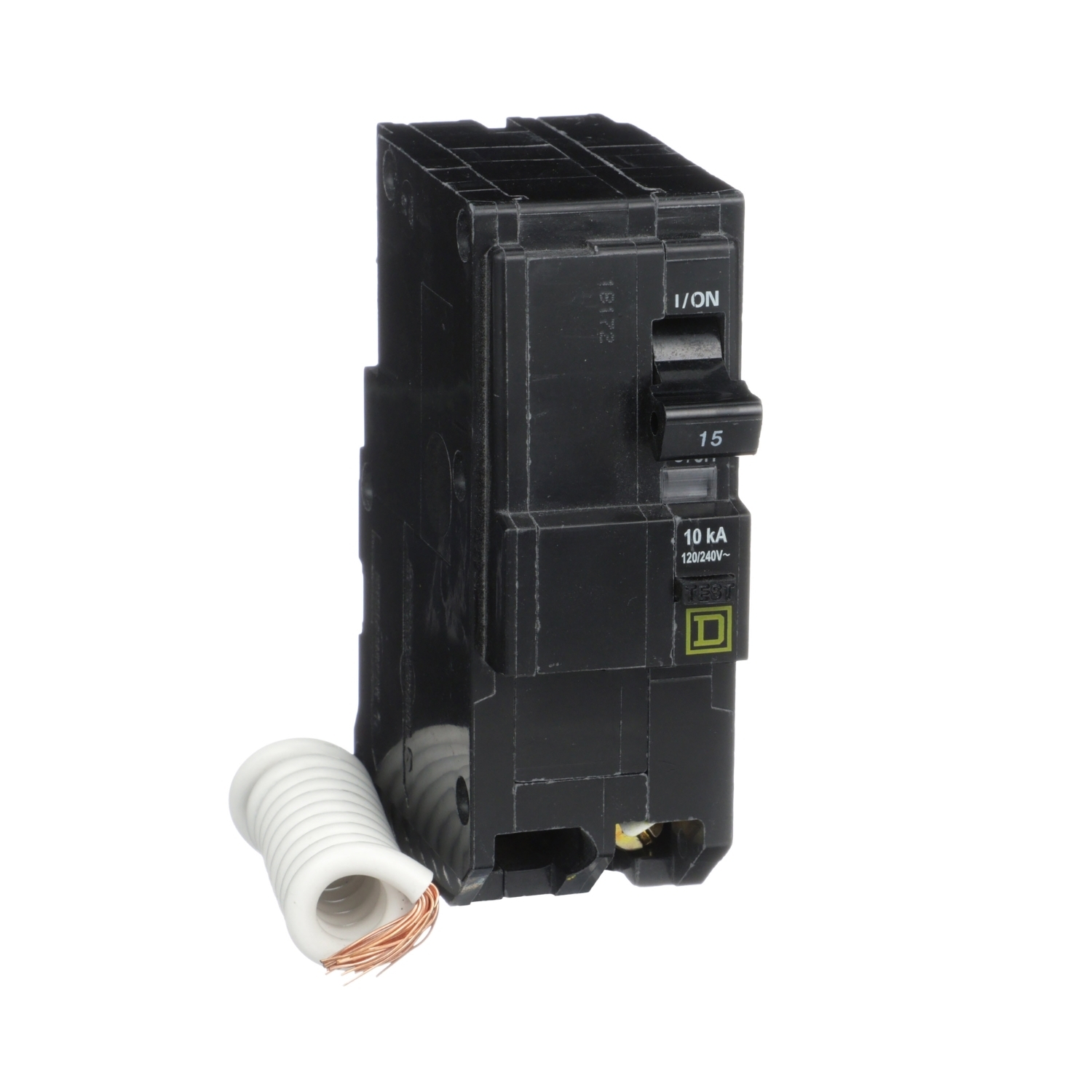 QO215EPD Miniature Circuit Breaker, 15 Amp, 2 Pole, 120/240V