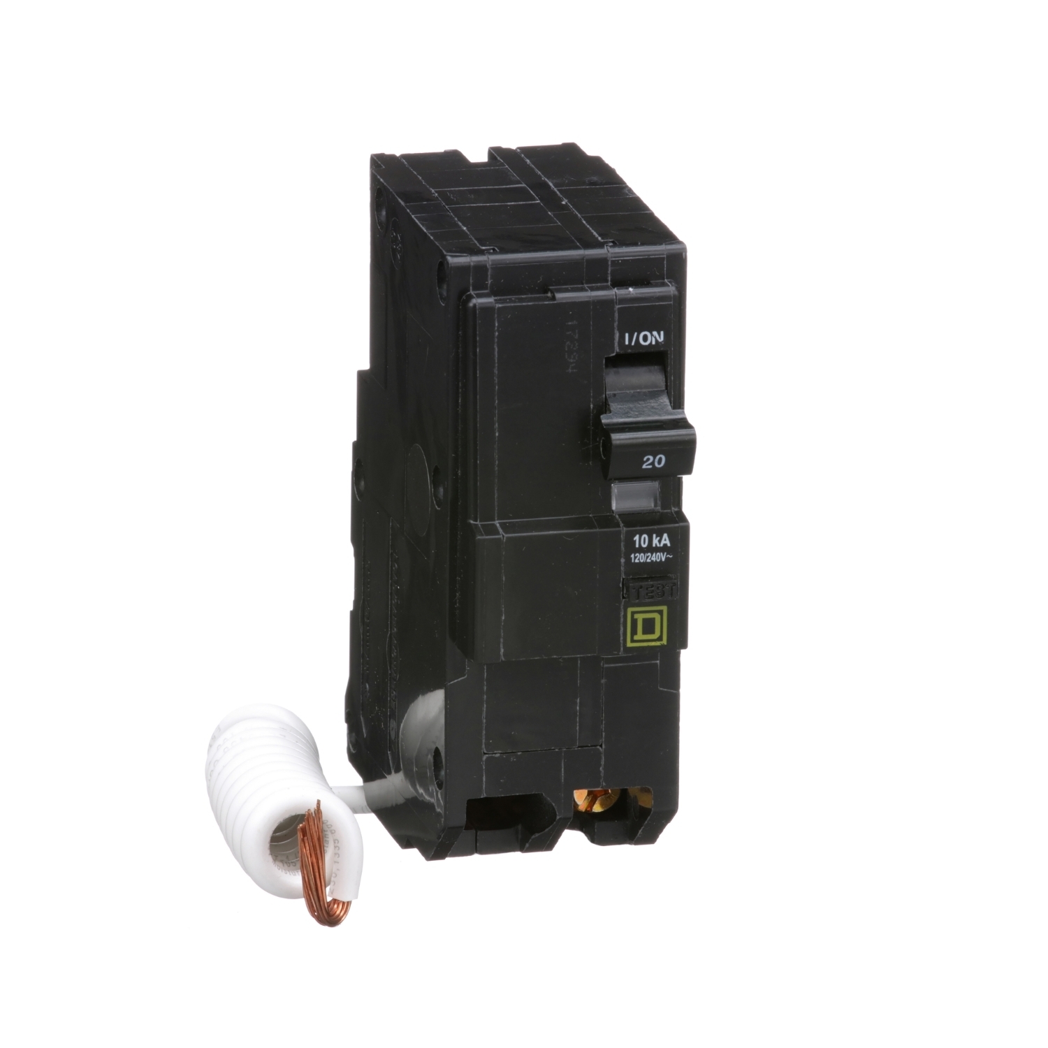 QO220EPD Miniature Circuit Breaker, 20 Amp, 2 Pole, 120/240V