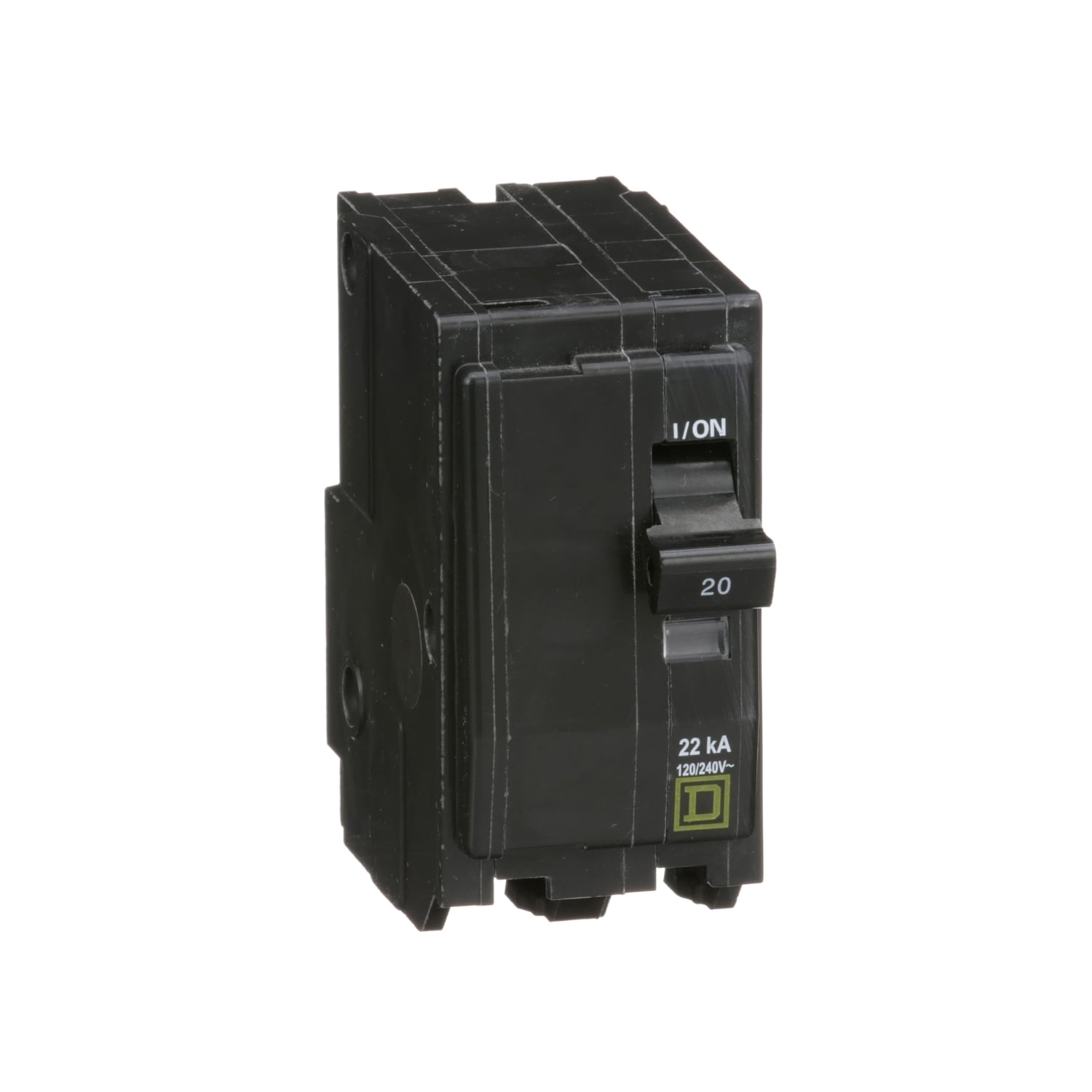 QO220VH Miniature Circuit Breaker, 20 Amp, 2 Pole, 120/240V