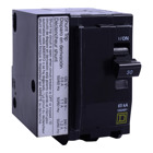 Mini circuit breaker, QO, 30A, 2 pole, 120/240VAC, 10kA, plug in mount, AC shunt trip