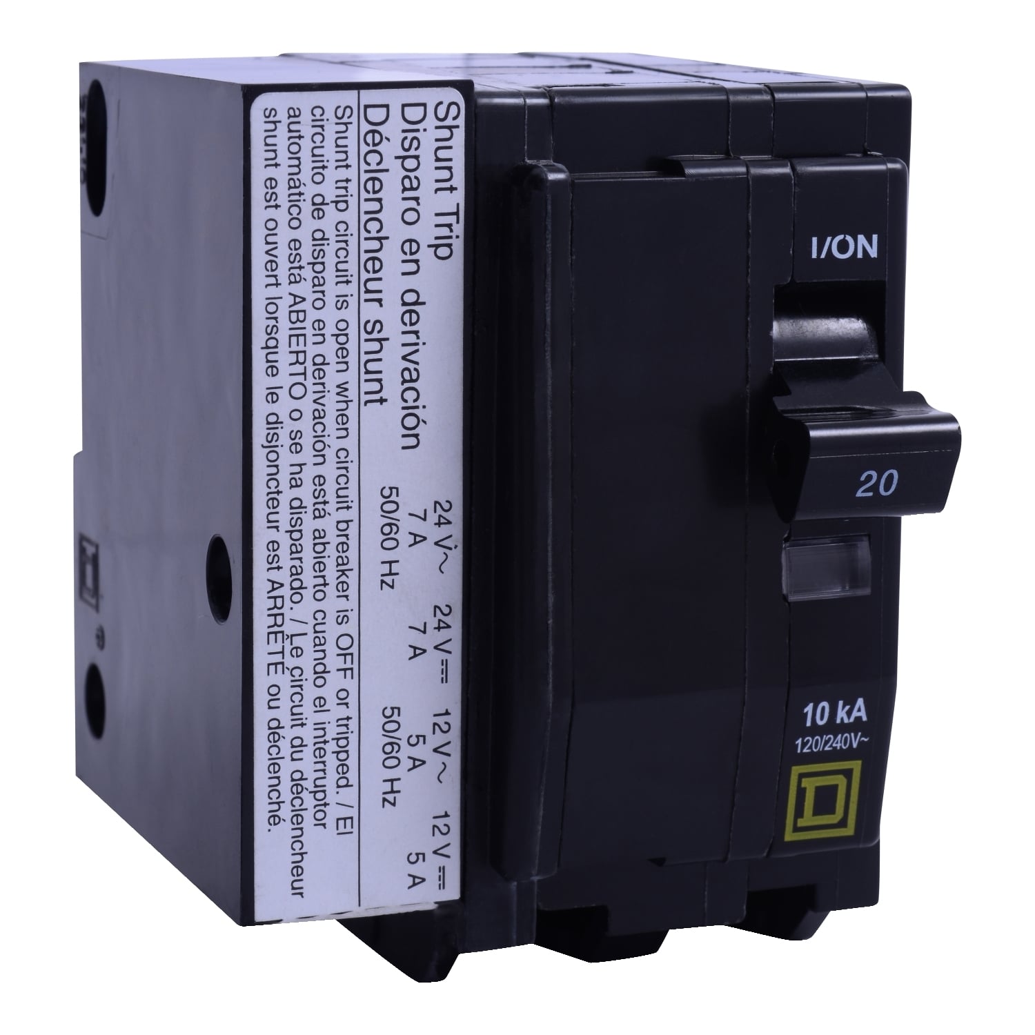 QO2301042 Type QO Standard Miniature Circuit Breaker, 120/240 V AC, 30 A, 10 kA Interrupt, 2 Poles, Thermal Magnetic Trip