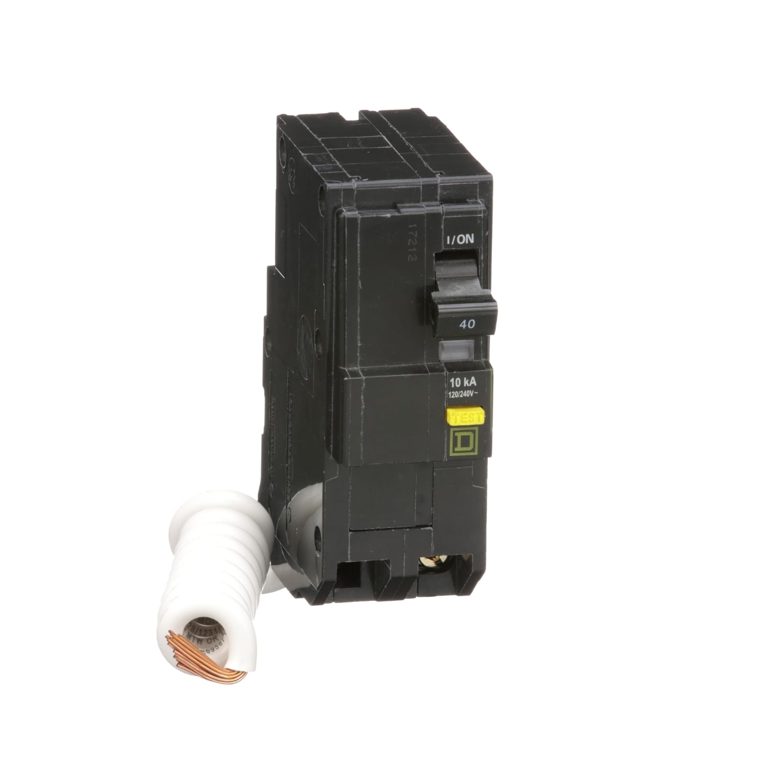 QO240GFI Miniature Circuit Breaker, 40 Amp, 2 Pole, 120/240V