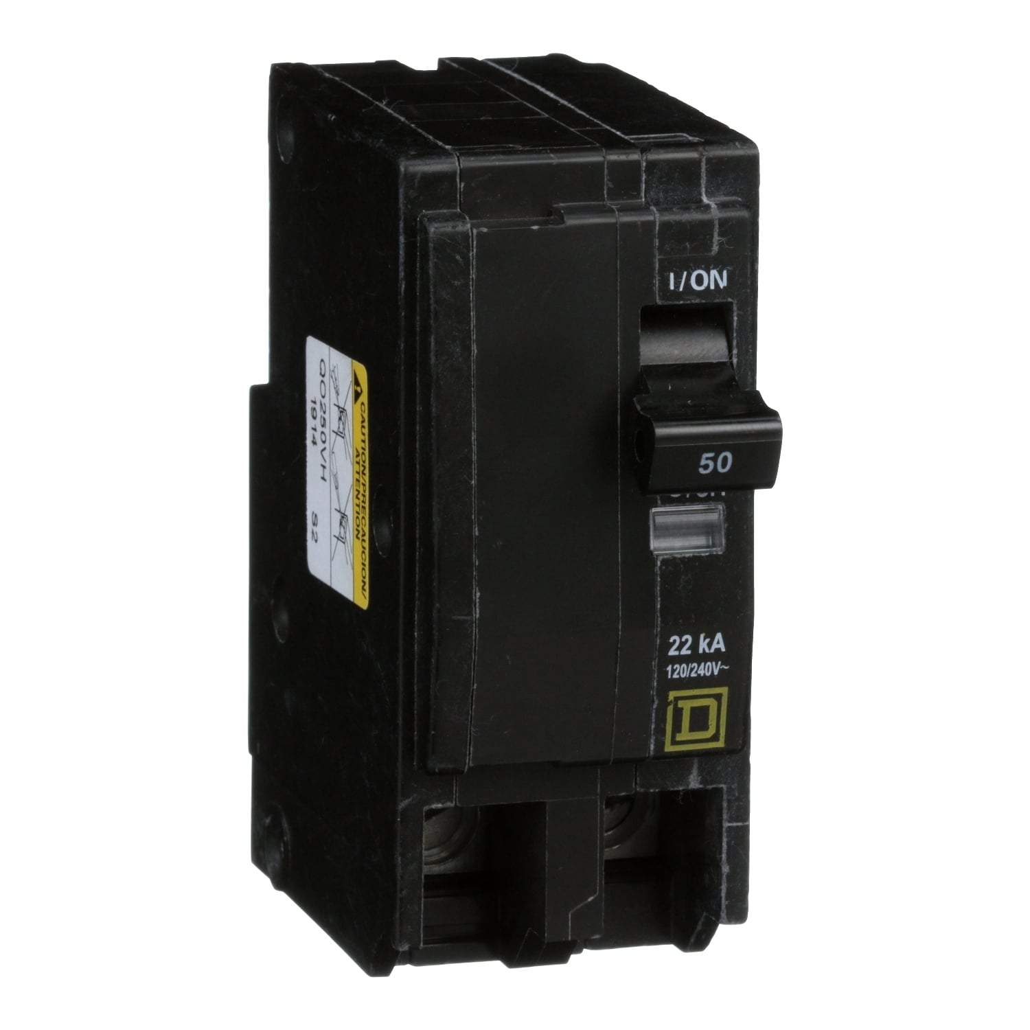 QO250VH Miniature Circuit Breaker, 50 Amp, 2 Pole, 120/240V