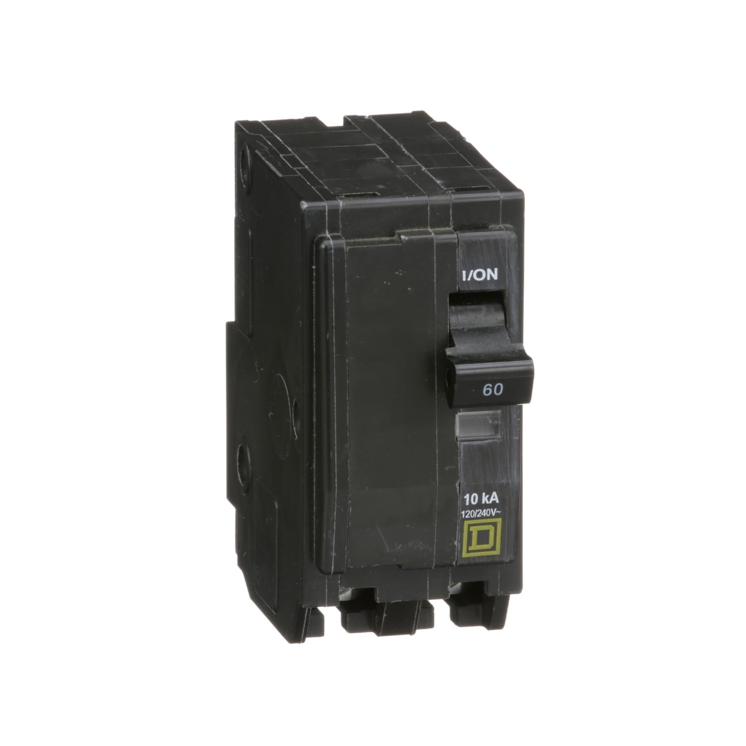 QO260 Standard 2-Pole Miniature Circuit Breaker, 120/240 V AC, 60 A, 10 kA Interrupt, 2 Poles, Thermal Magnetic Trip
