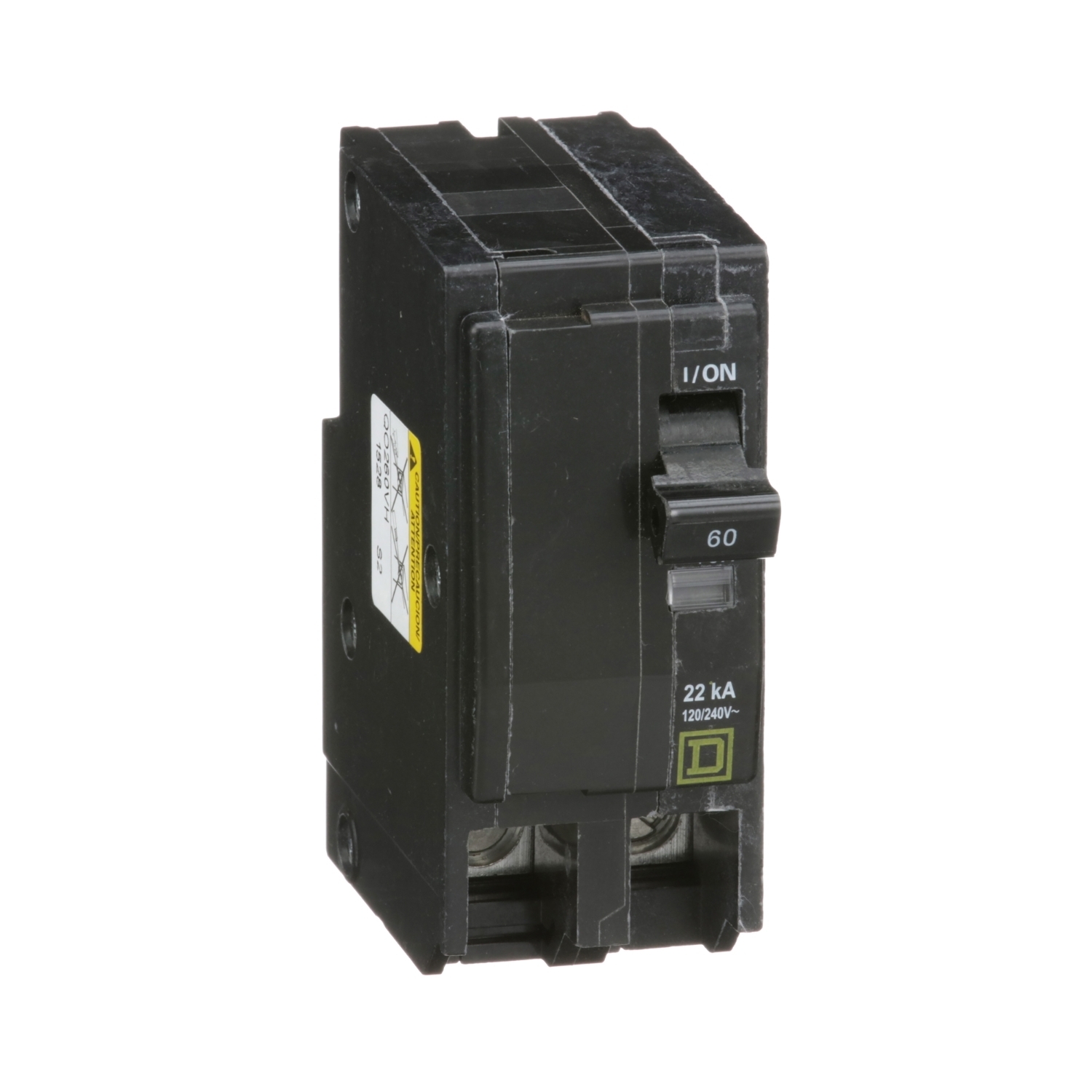 QO260VH Miniature Circuit Breaker, 60 Amp, 2 Pole, 120/240V
