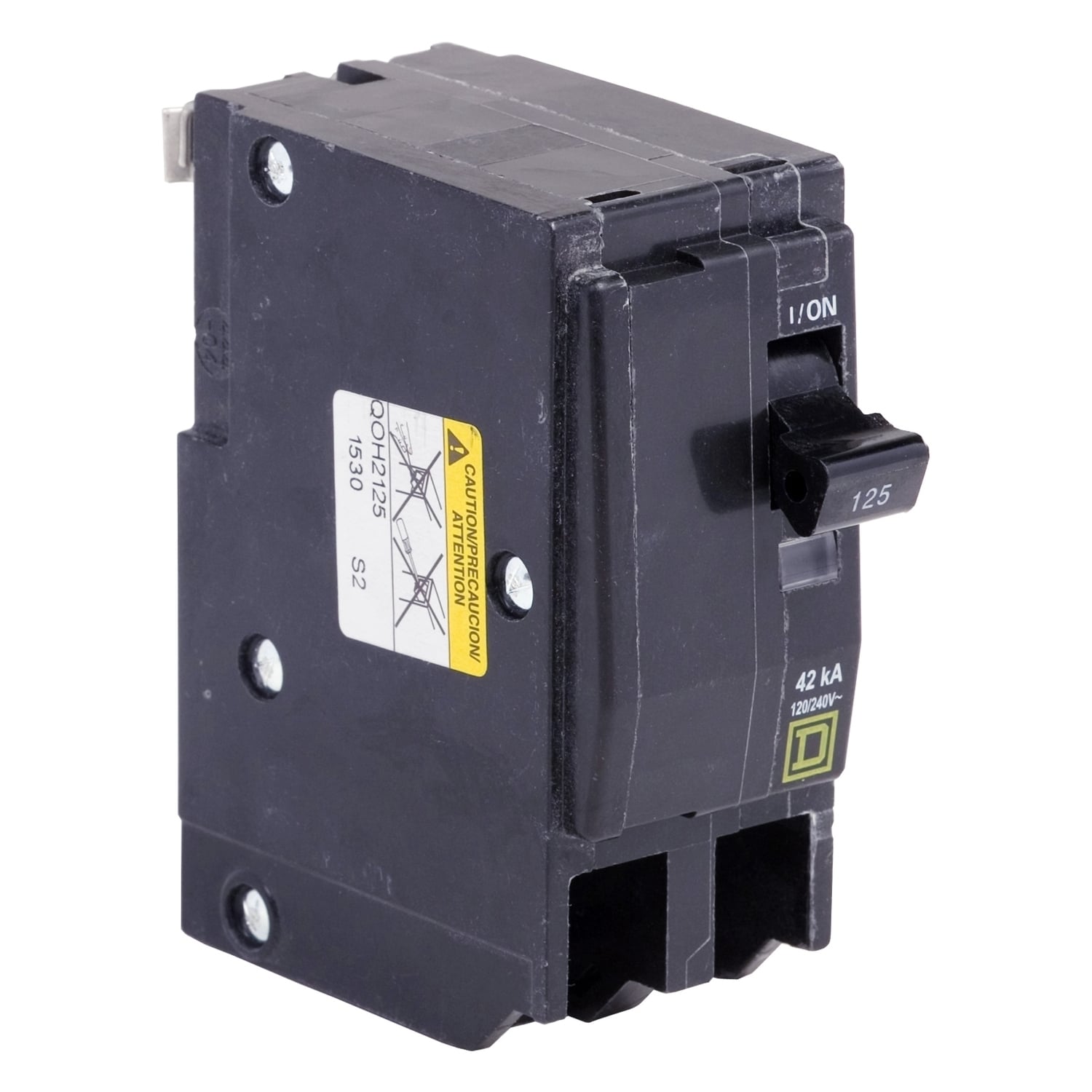 QO280H Miniature Circuit Breaker, 80 Amp, 2 Pole, 120/240V